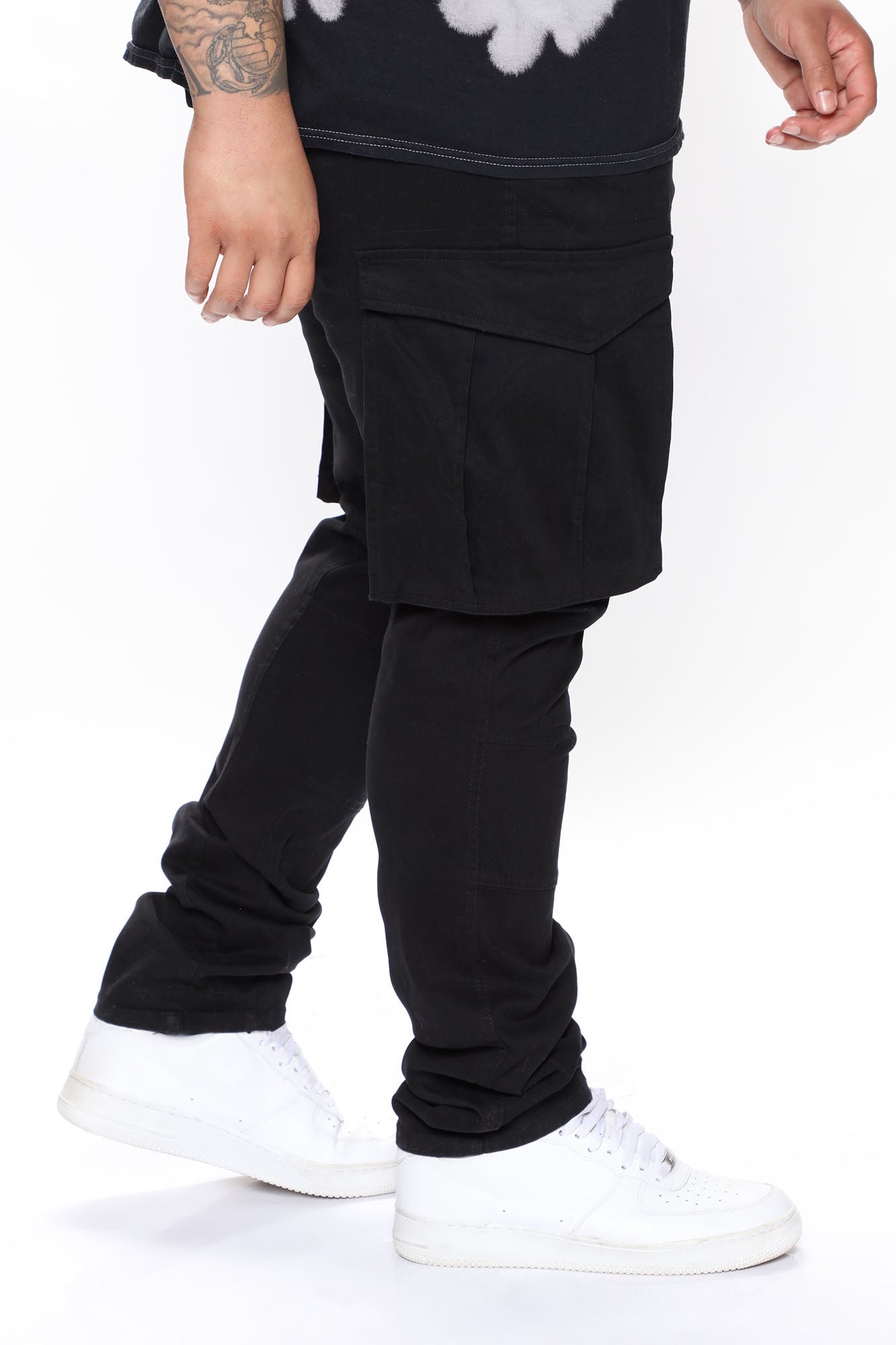 Summer Games Slim Cargo Pants - Black Fashion Nova