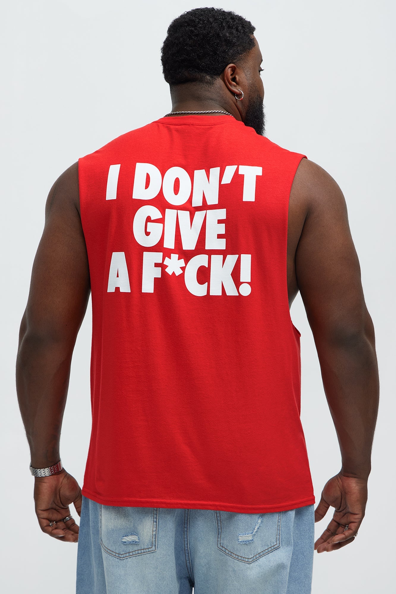 Believe This Muscle Tee - Red Fashion Nova