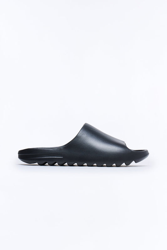 Day To Day Slip On Slides - Black Fashion Nova