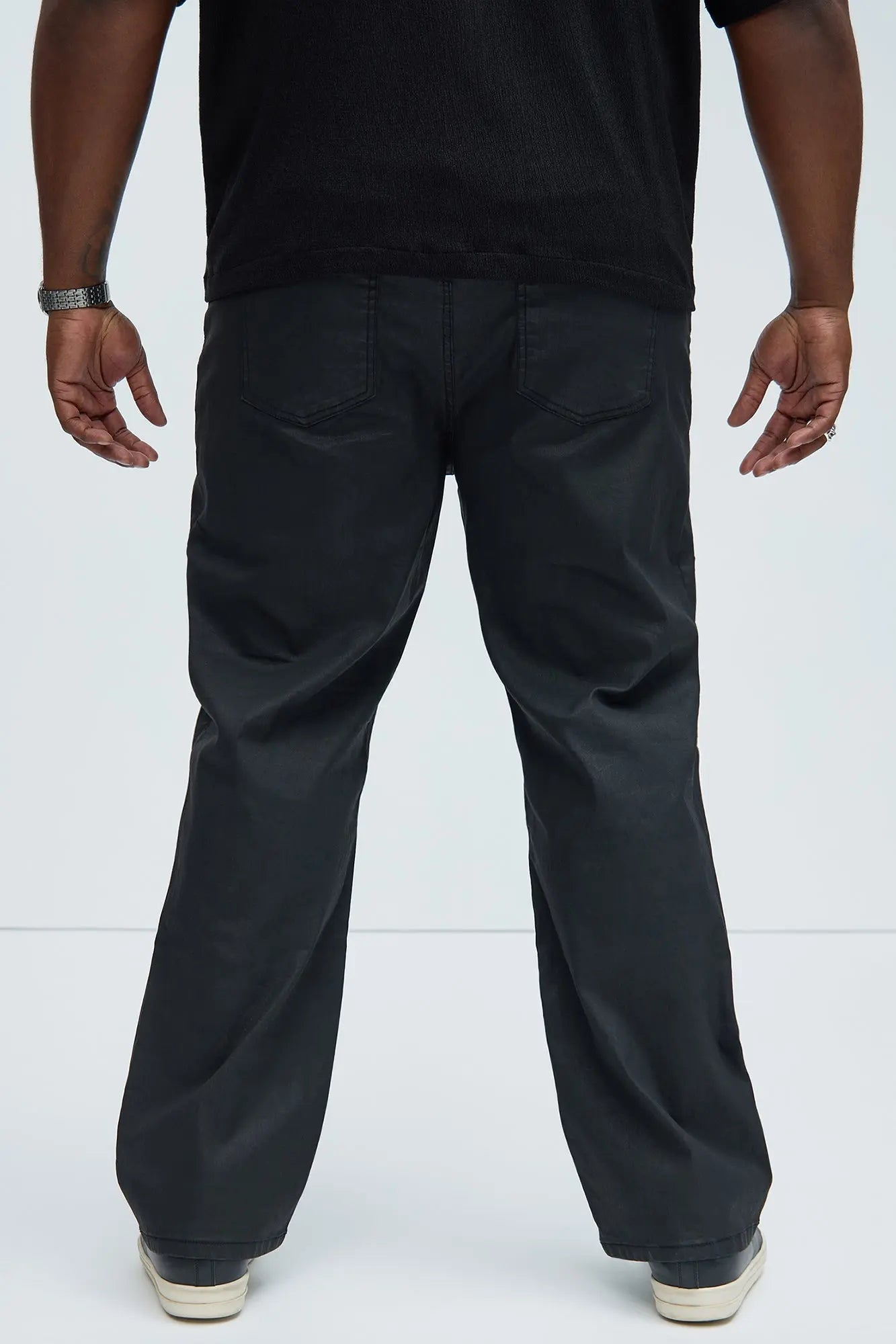 Chaos Embroidery Straight Jeans - Black Fashion Nova