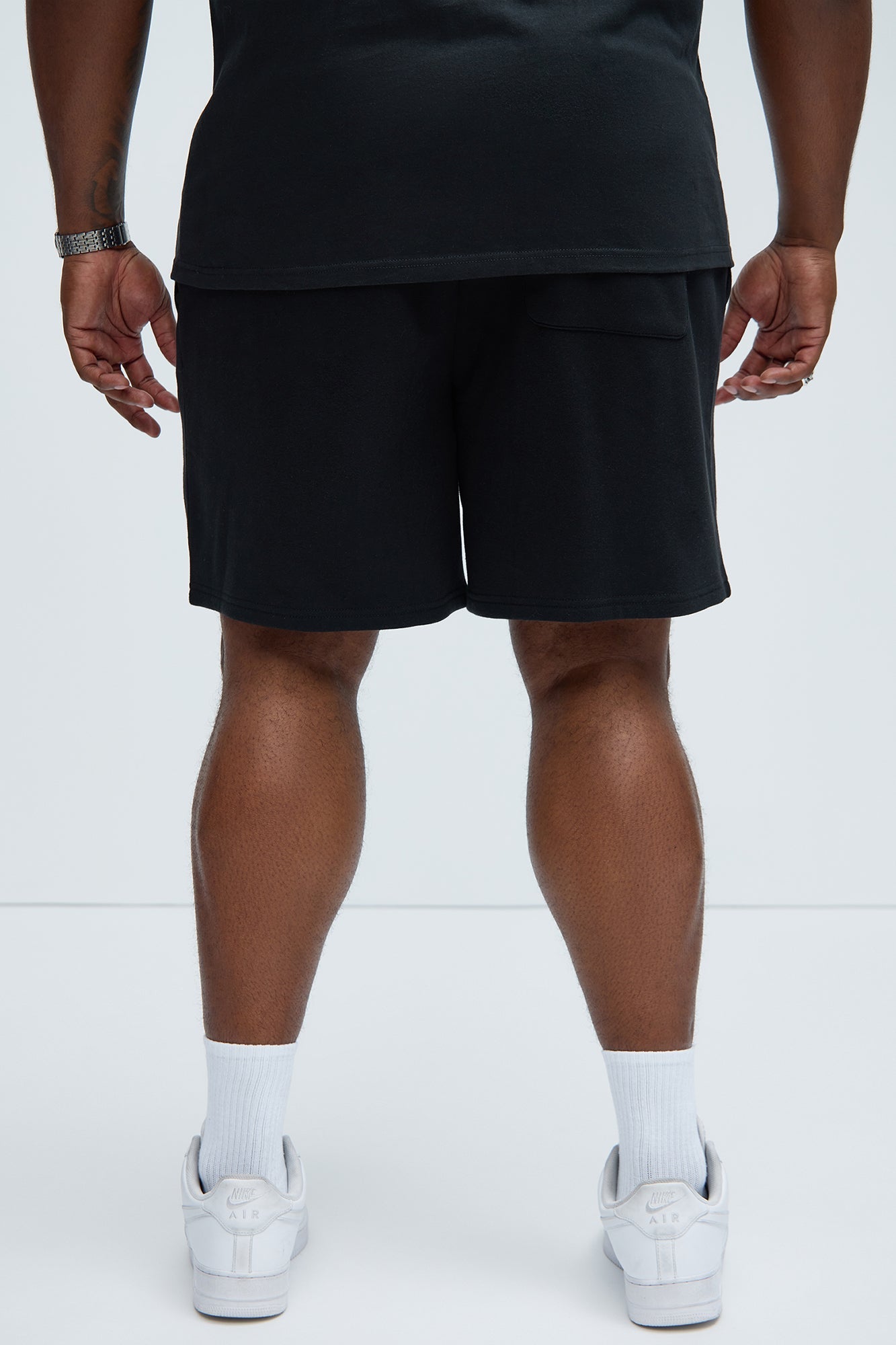 Tyson Sweatshort - Black Fashion Nova