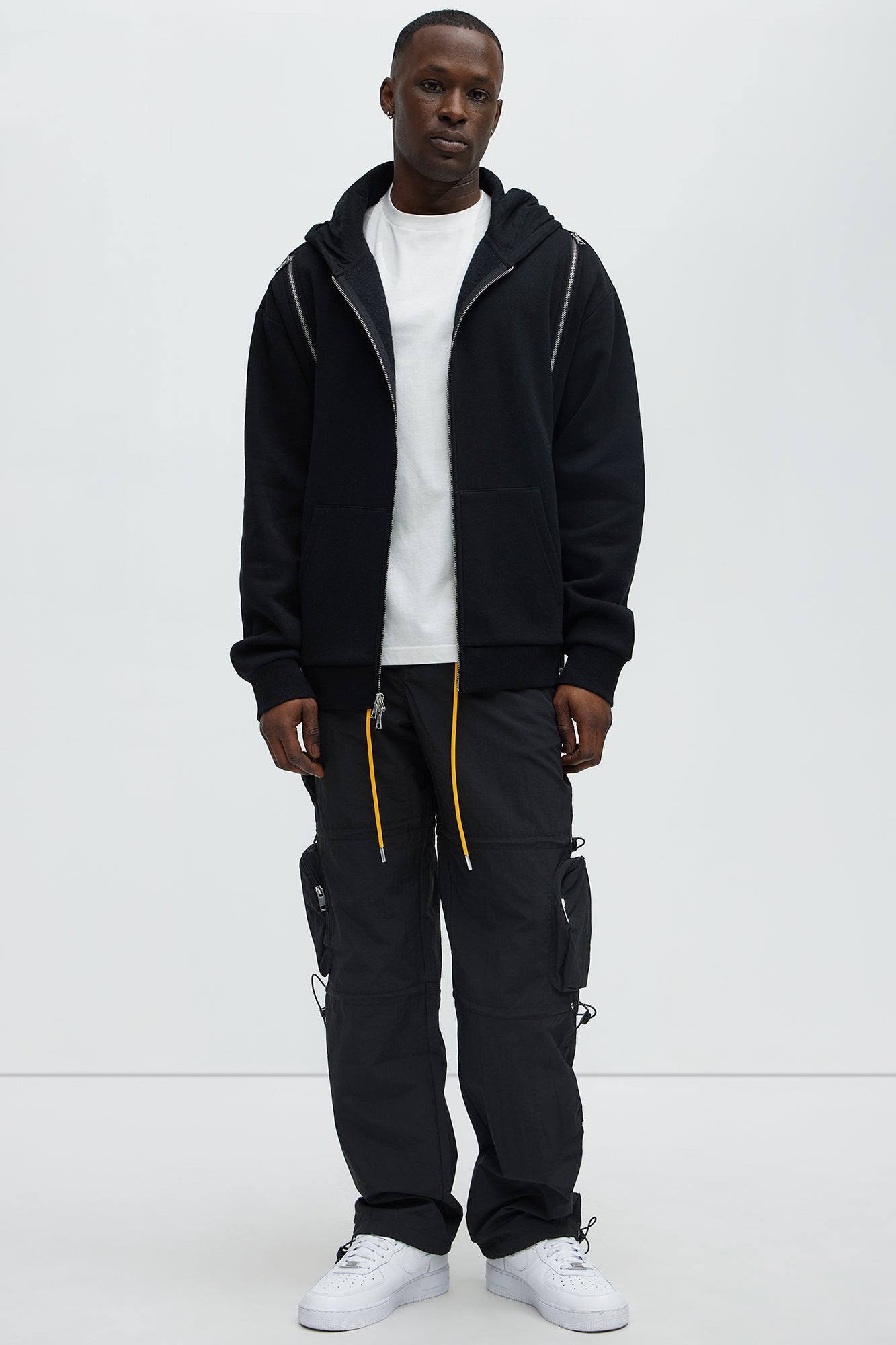 Act Like Homie Nylon Drawstring Cargo Pants - Black Fashion Nova