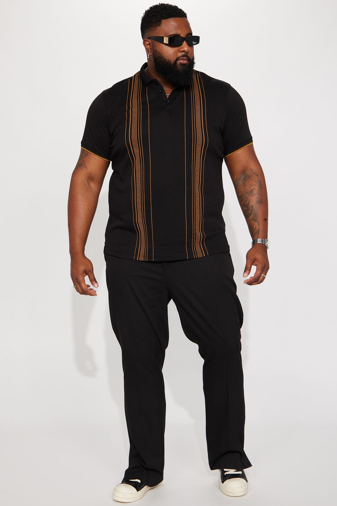 Pharaoh Bustdown Polo - Black Fashion Nova