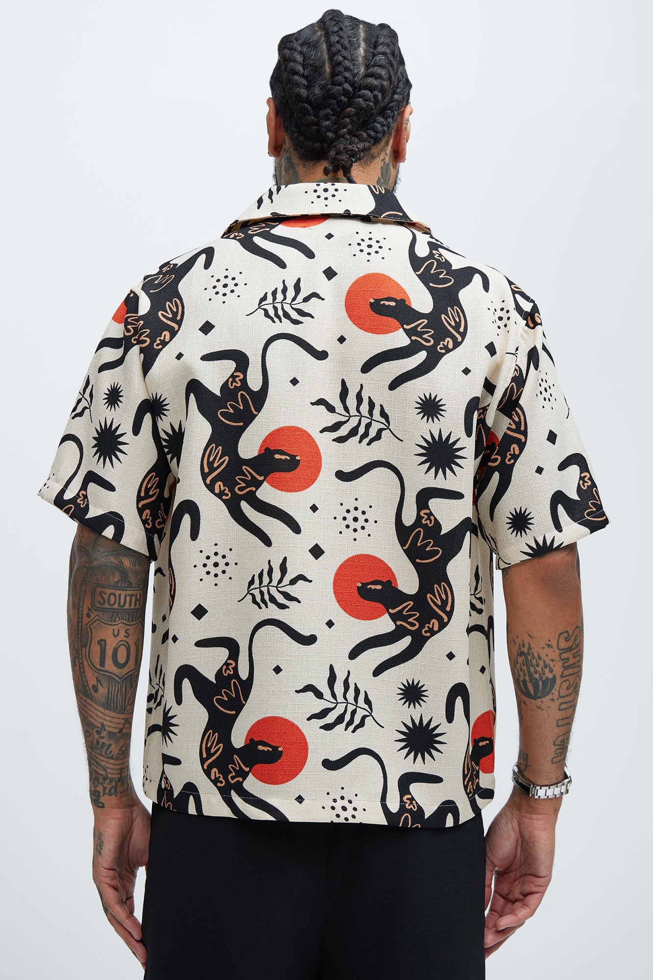 Dancing Cat Shirt - Tan/Multi Fashion Nova