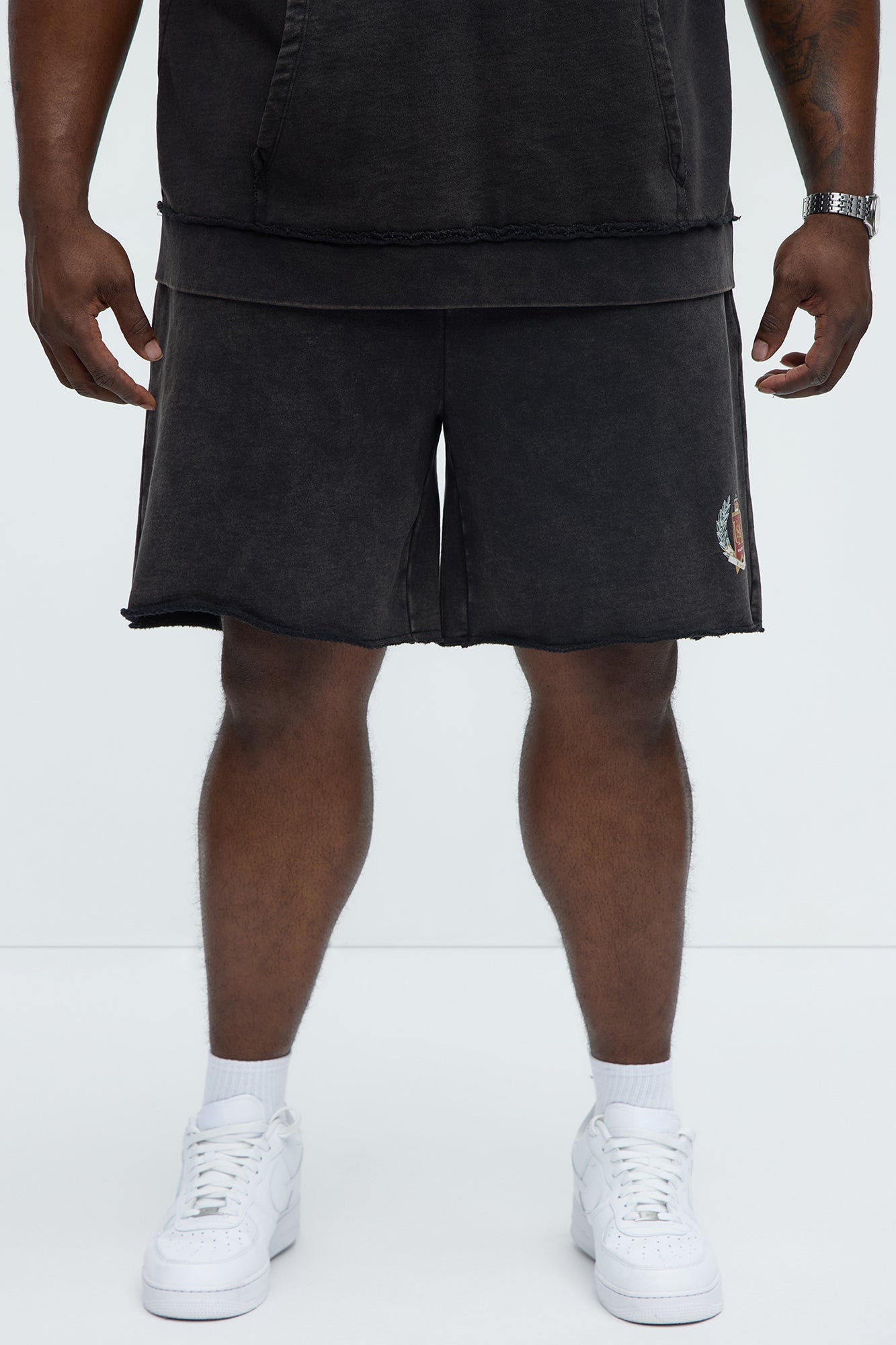 Utah Sweatshorts - Black Fashion Nova