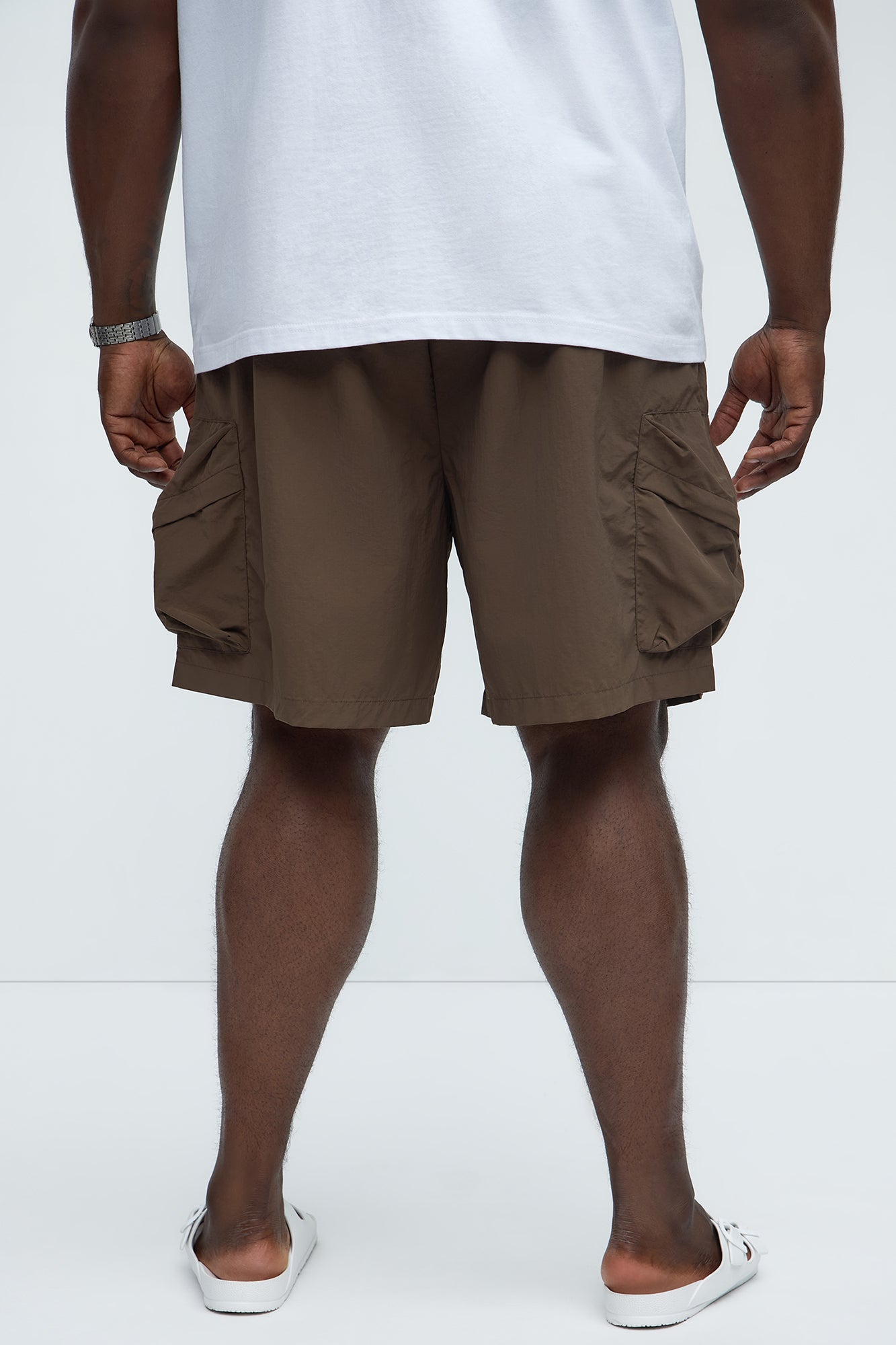 Take A Hike Cargo Shorts - Brown Fashion Nova