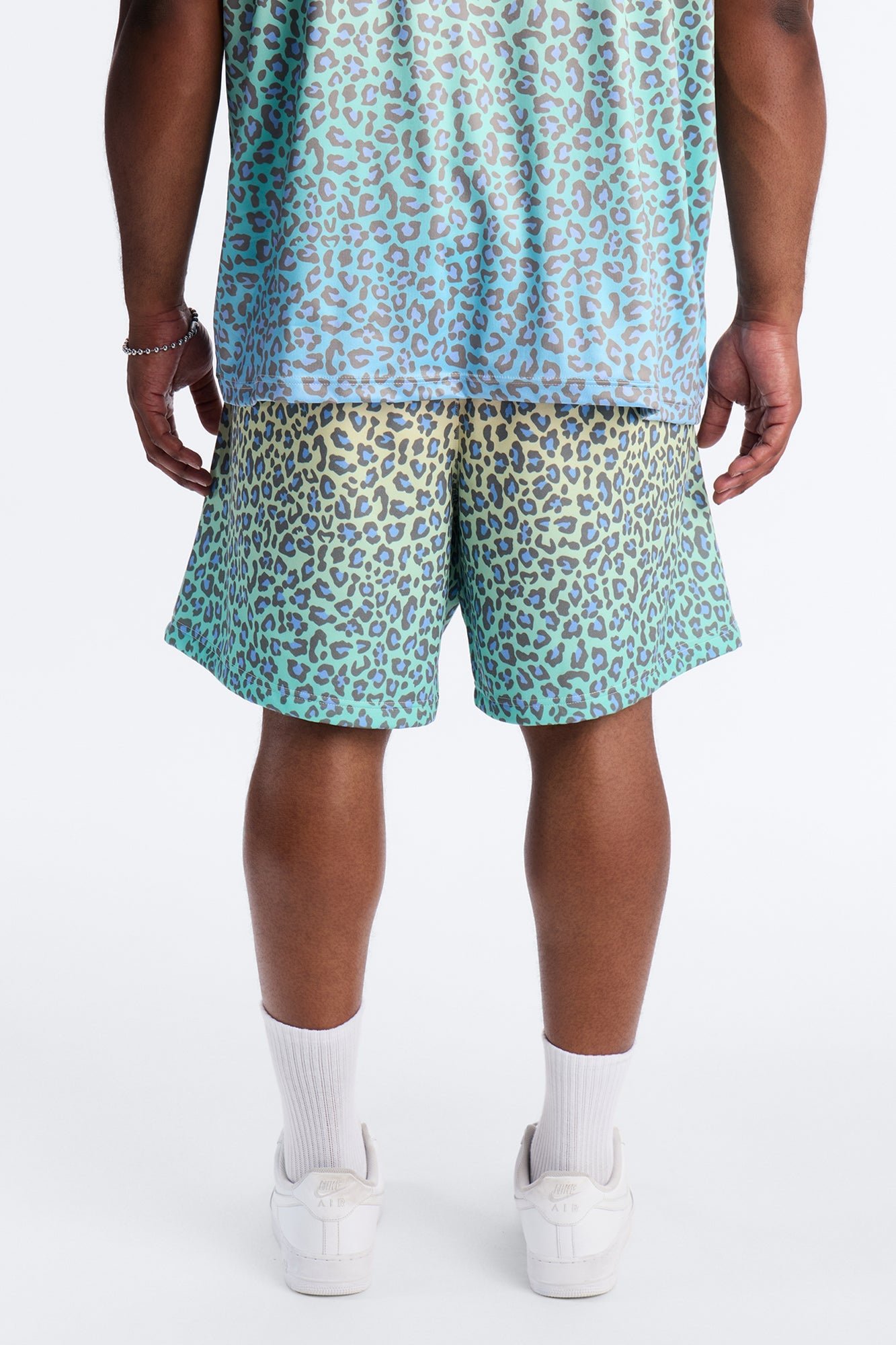 Electric Rave Leopard Relaxed Short - Multi Color Fashion Nova