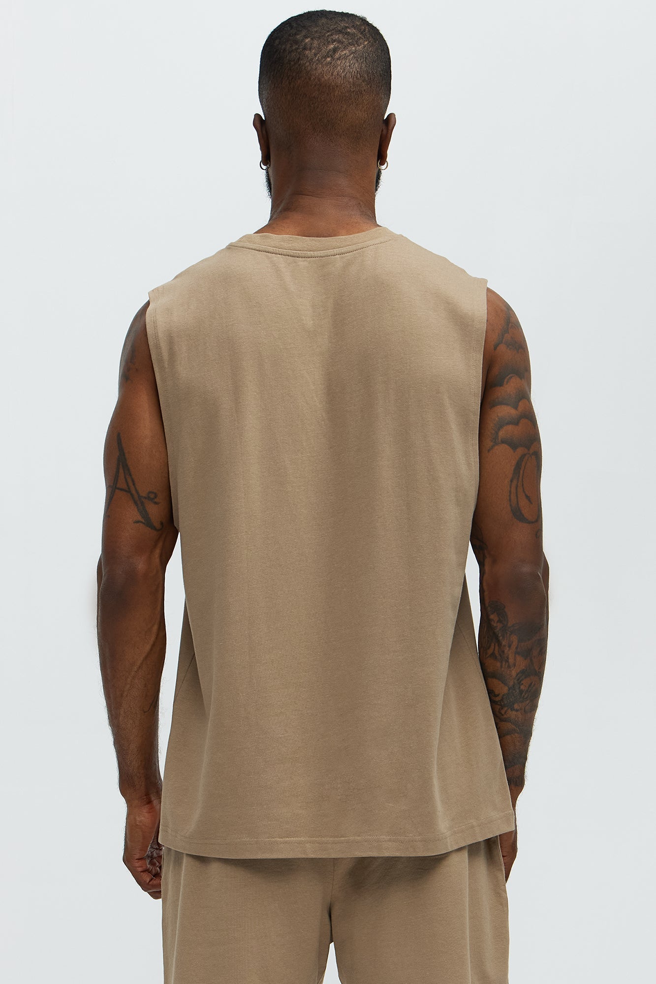 Essential Modal Lounge Sleeveless Muscle Tee - Taupe Fashion Nova