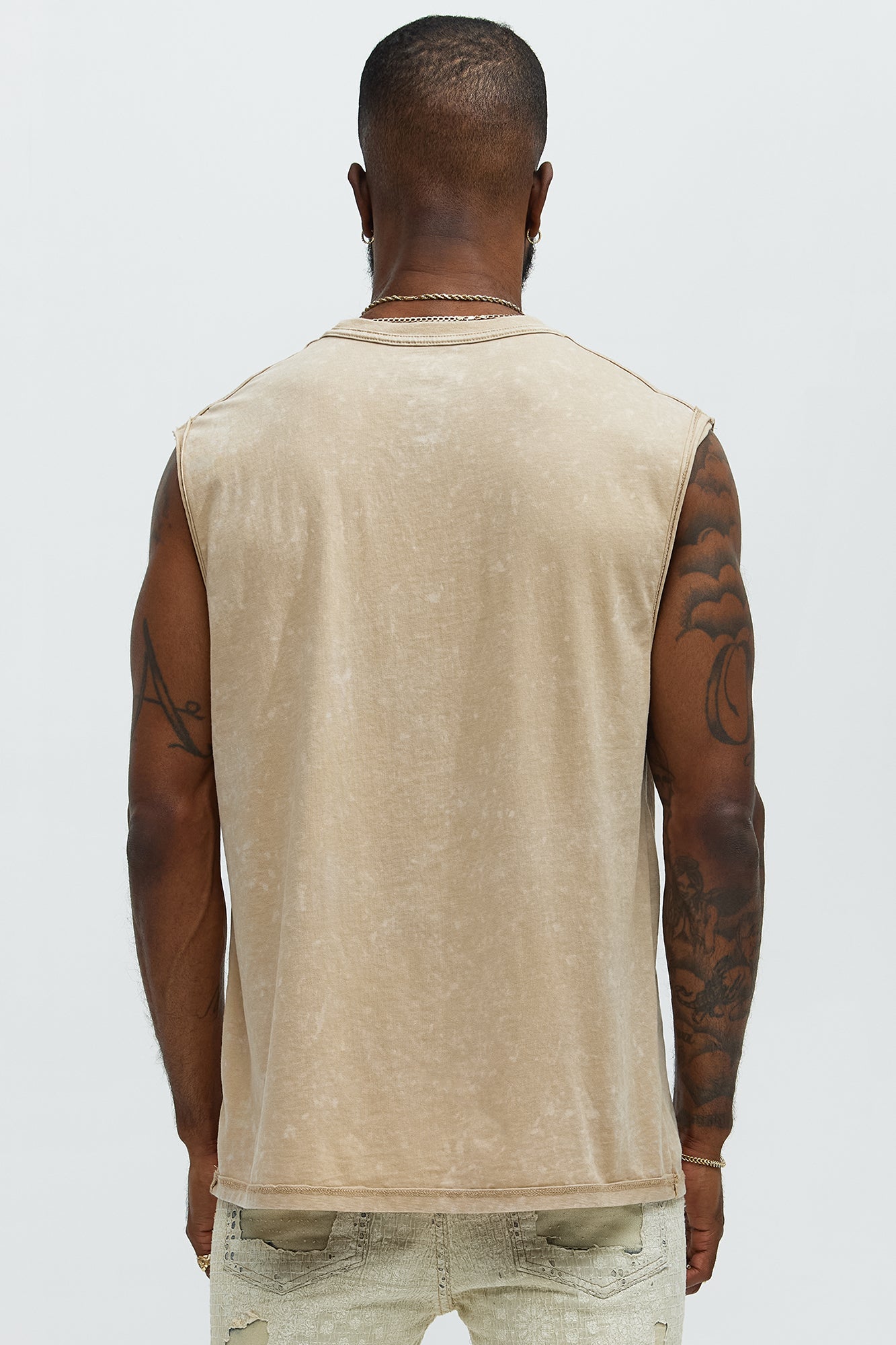 Von Dutch Winged Eye Muscle Tee - Cream Fashion Nova
