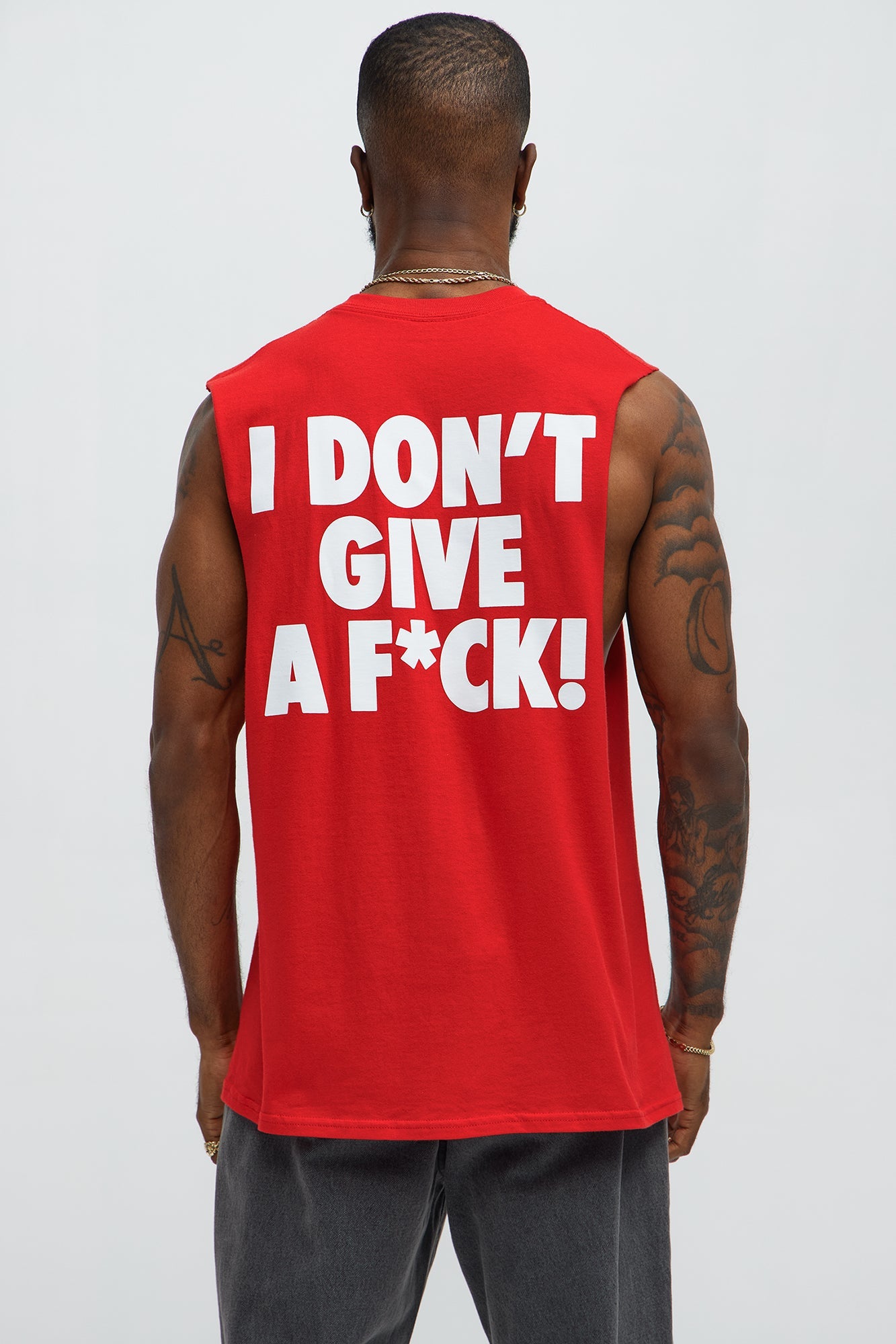 Believe This Muscle Tee - Red Fashion Nova