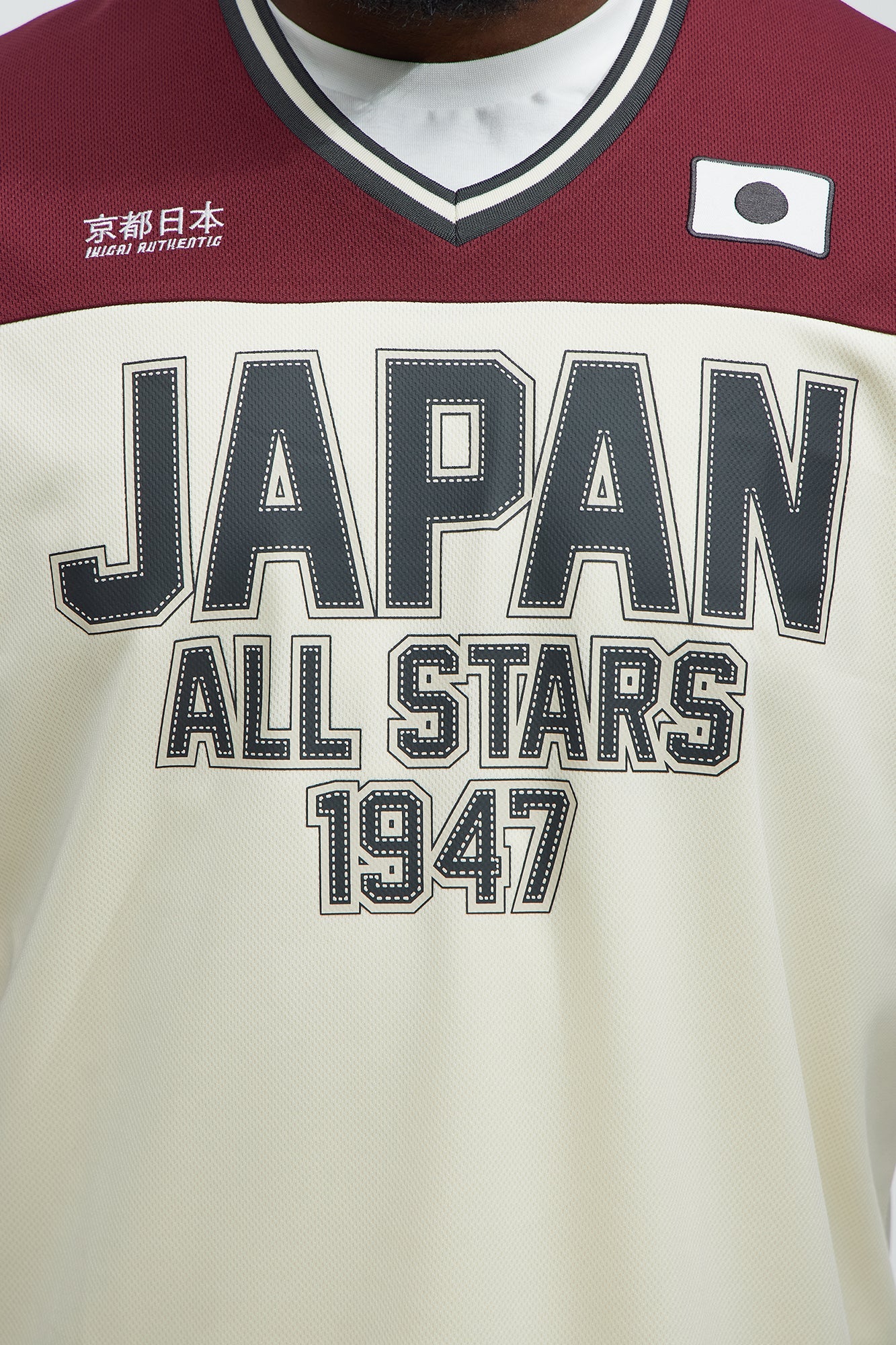 Japan All Stars Jersey - Burgundy/combo Fashion Nova