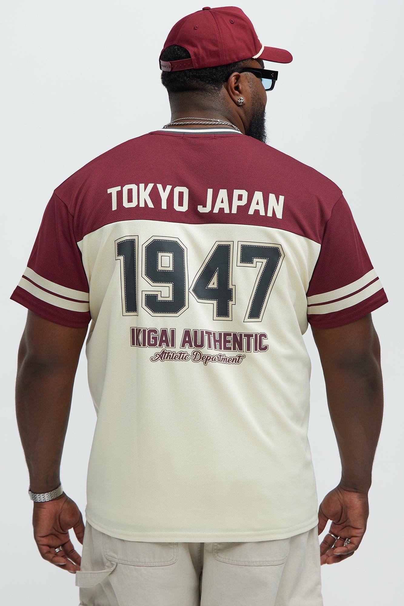 Japan All Stars Jersey - Burgundy/combo Fashion Nova