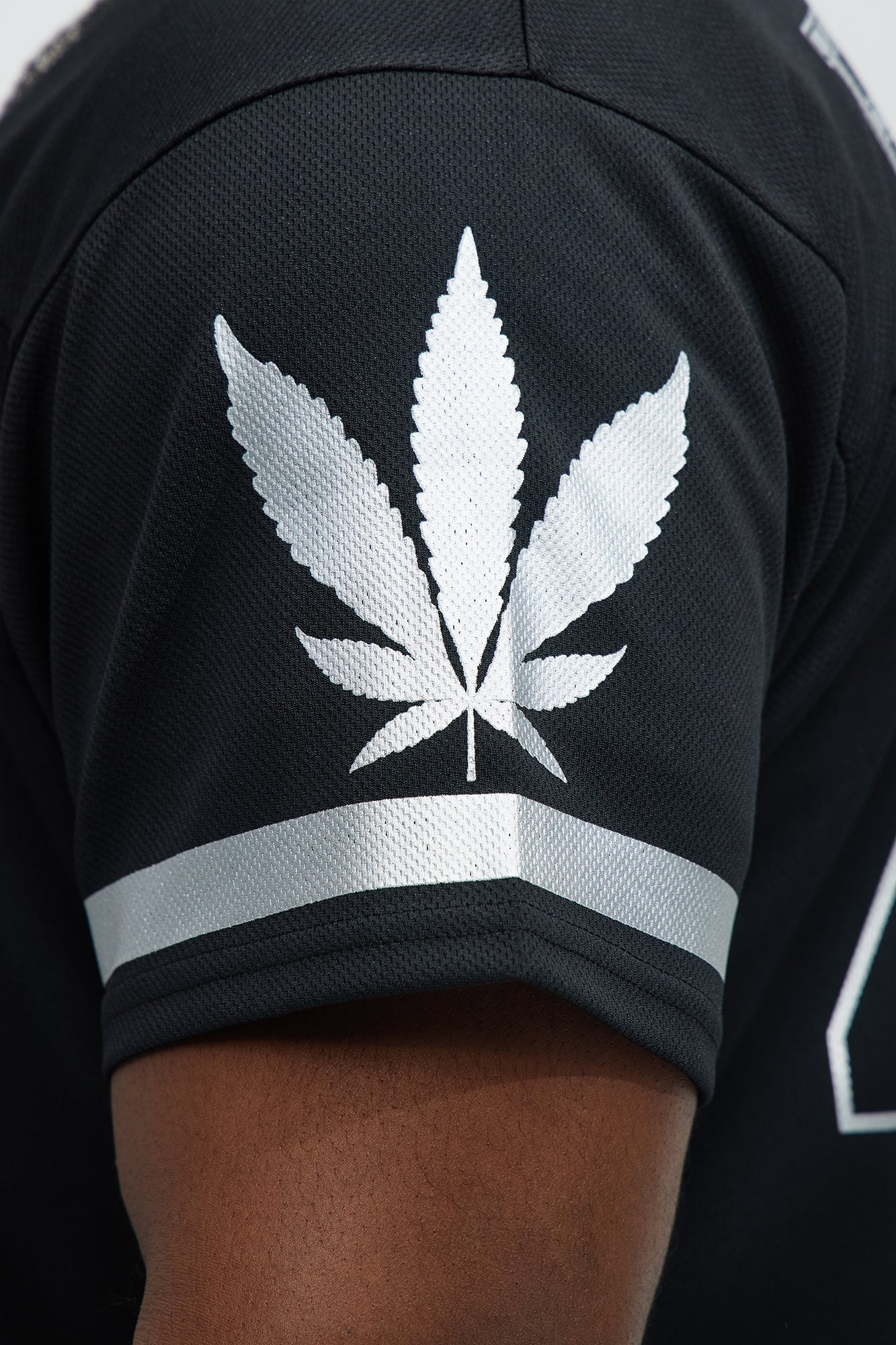 420 Mesh Football Jersey - Black Fashion Nova