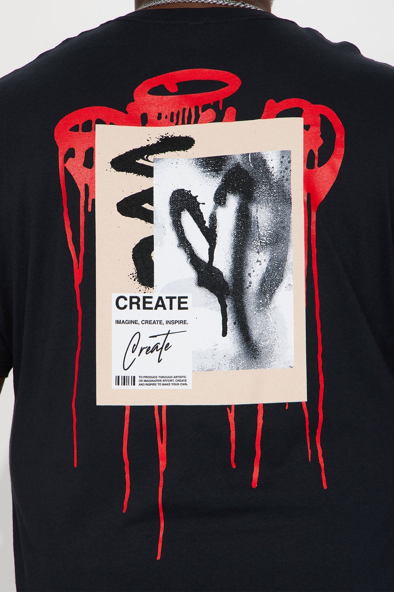 Create Love Short Sleeve Tee - Black Fashion Nova