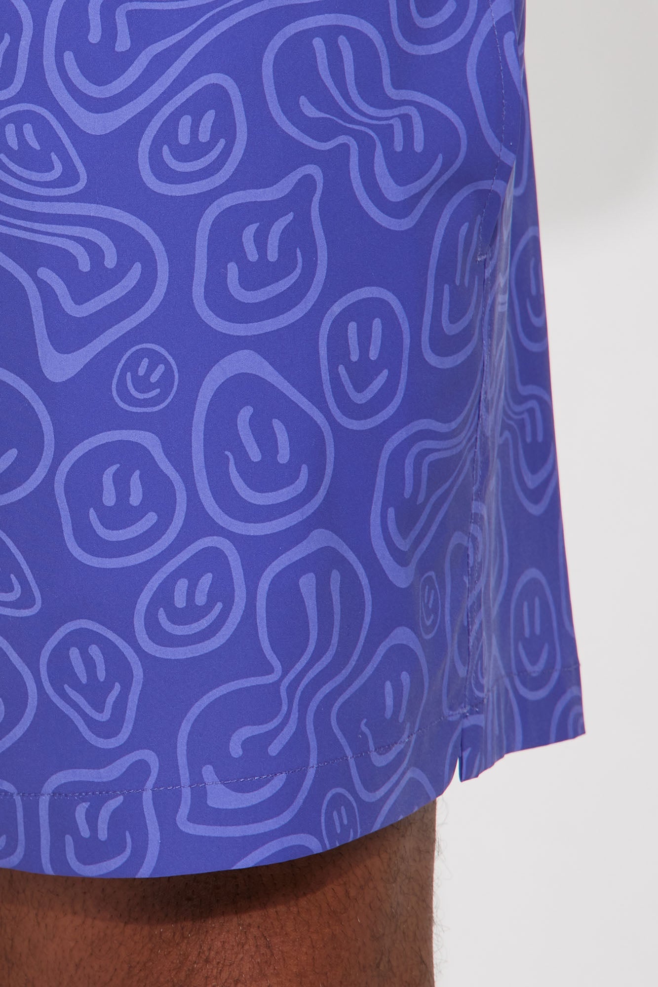 Good Day Print Change Swim Trunk 6″ - Purple Fashion Nova