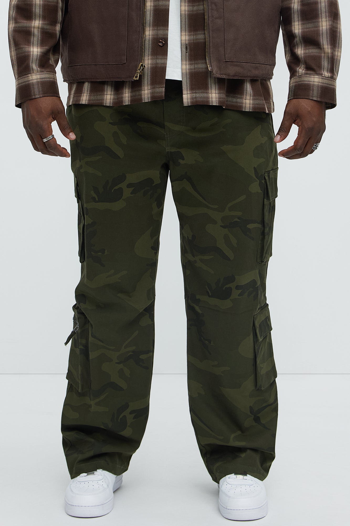 Stay On It Straight Cargo Pants - Camouflage Fashion Nova