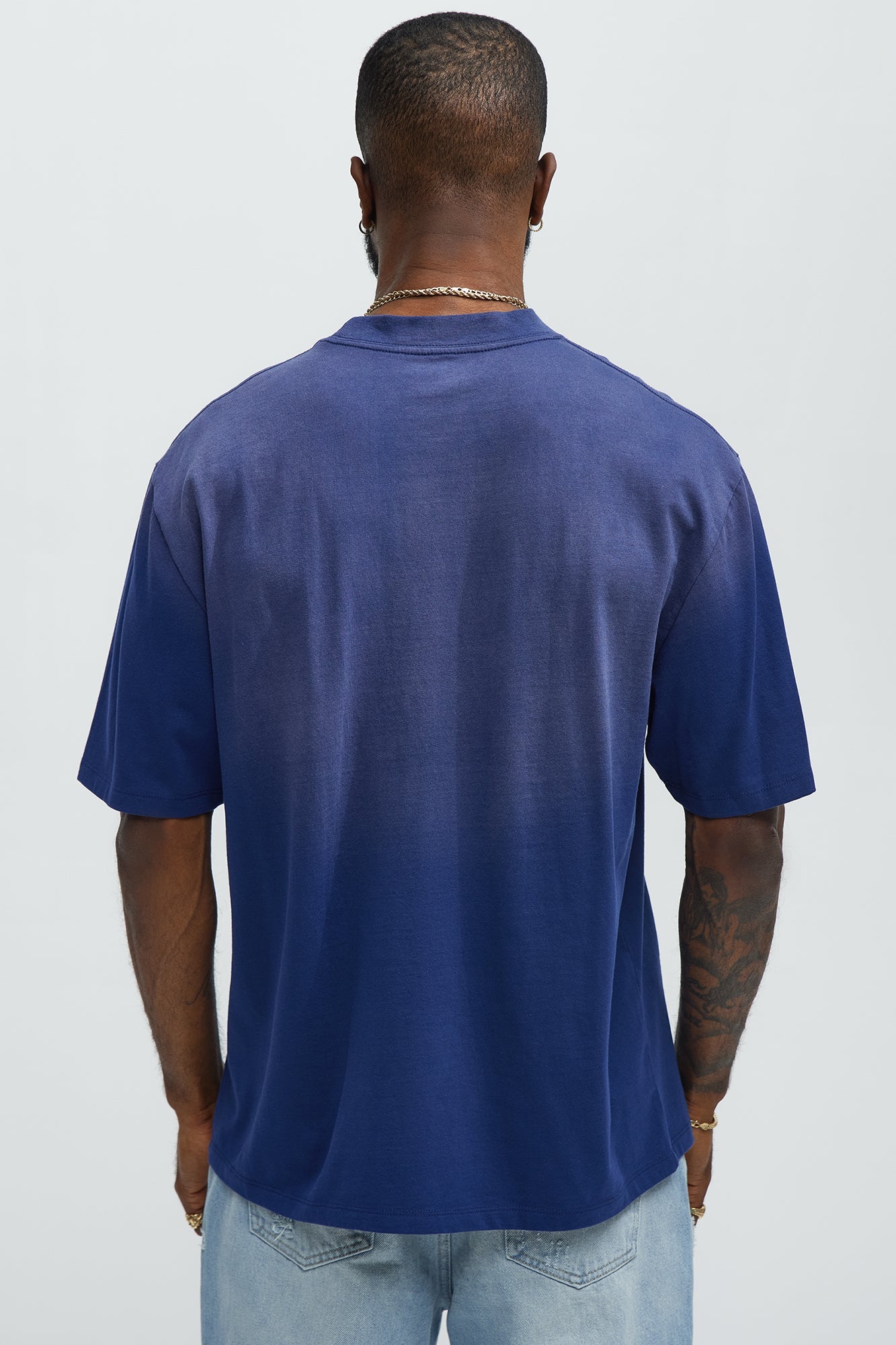 Von Dutch Patch Short Sleeve Crew Tee - Navy Fashion Nova