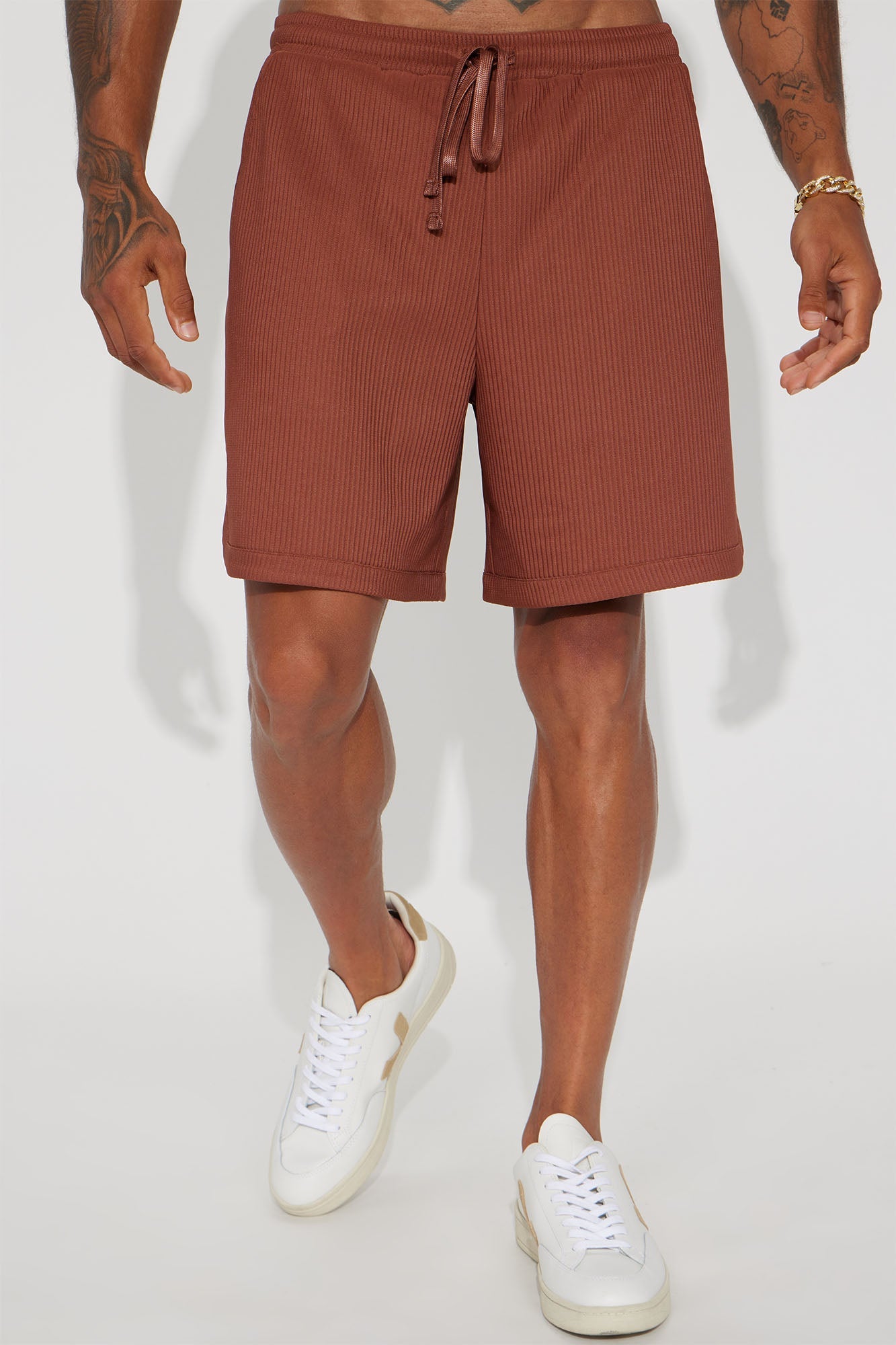 Show Up Basketball Short - Chocolate Fashion Nova