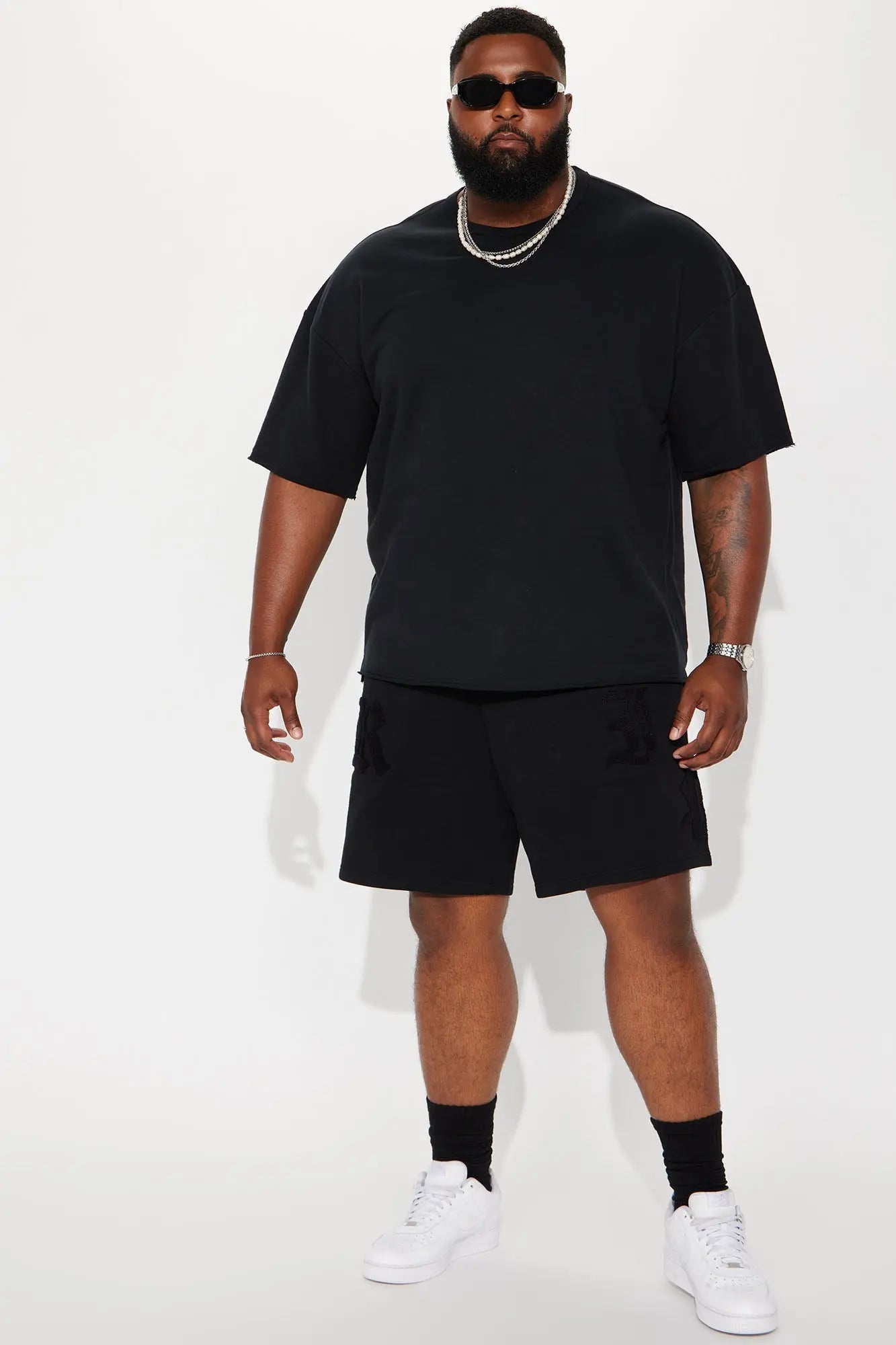 I Like How It Looks Oversized Terry Short Sleeve Tee - Black Fashion Nova