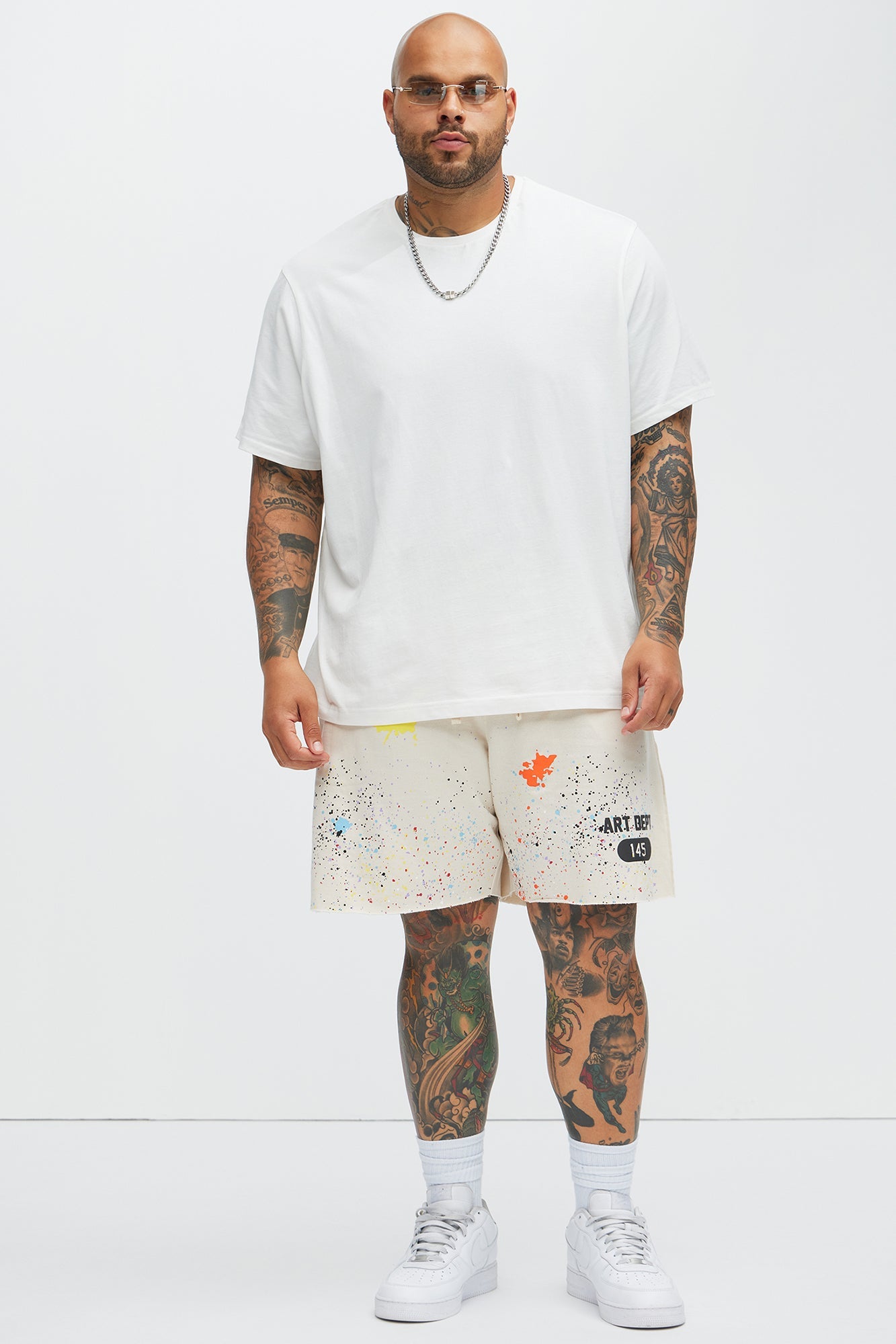 Art Dept Sweatshorts - Tan Fashion Nova