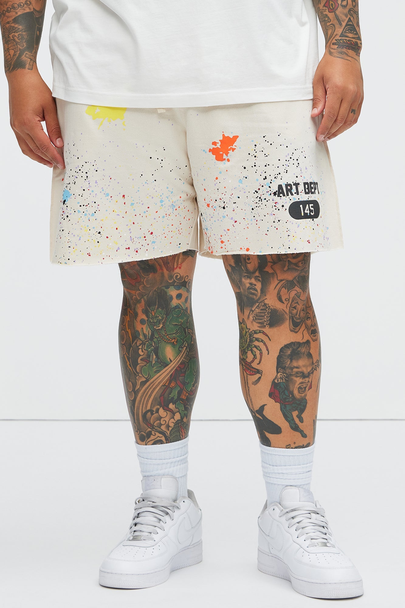 Art Dept Sweatshorts - Tan Fashion Nova