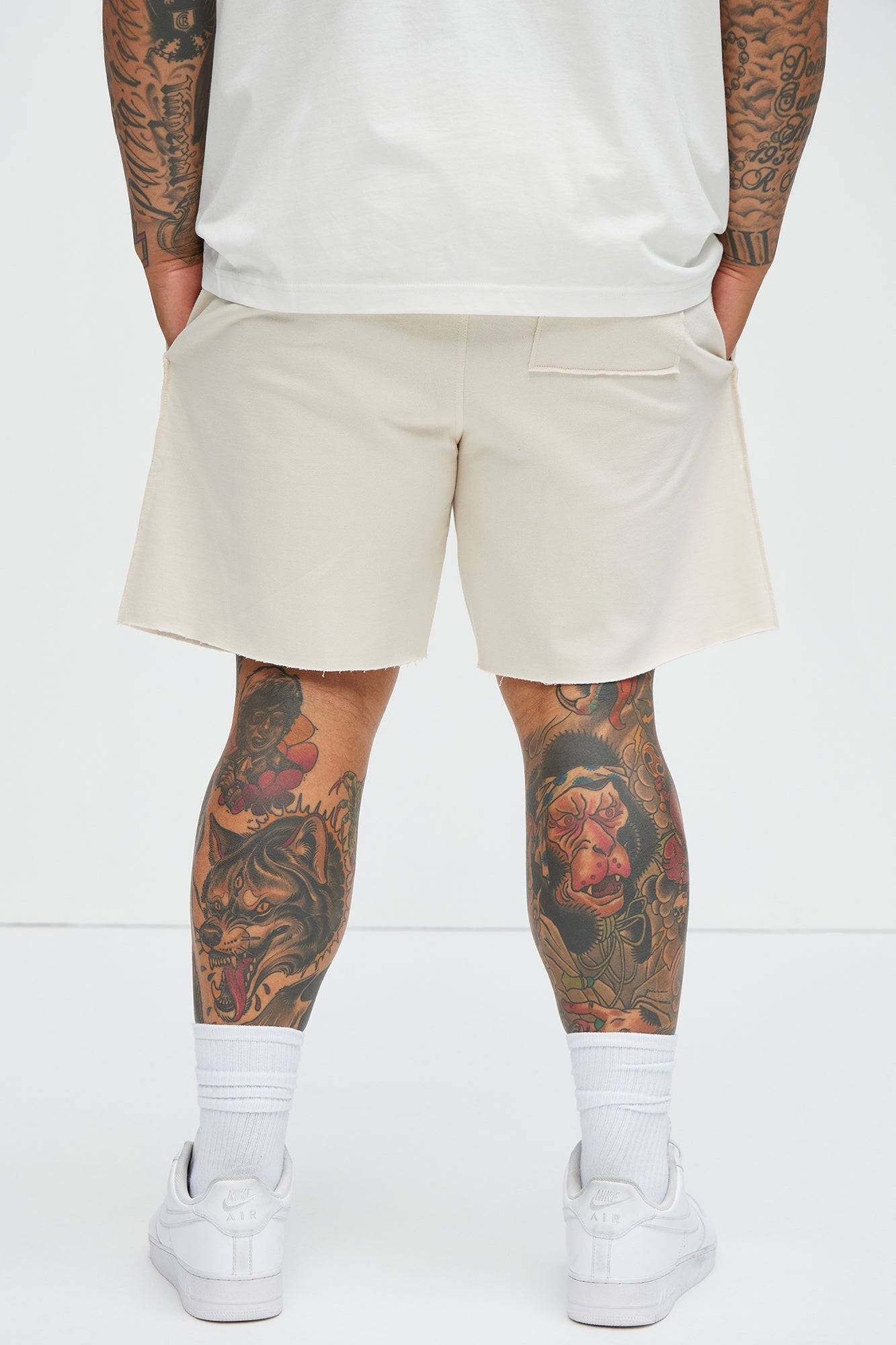 Art Dept Sweatshorts - Tan Fashion Nova