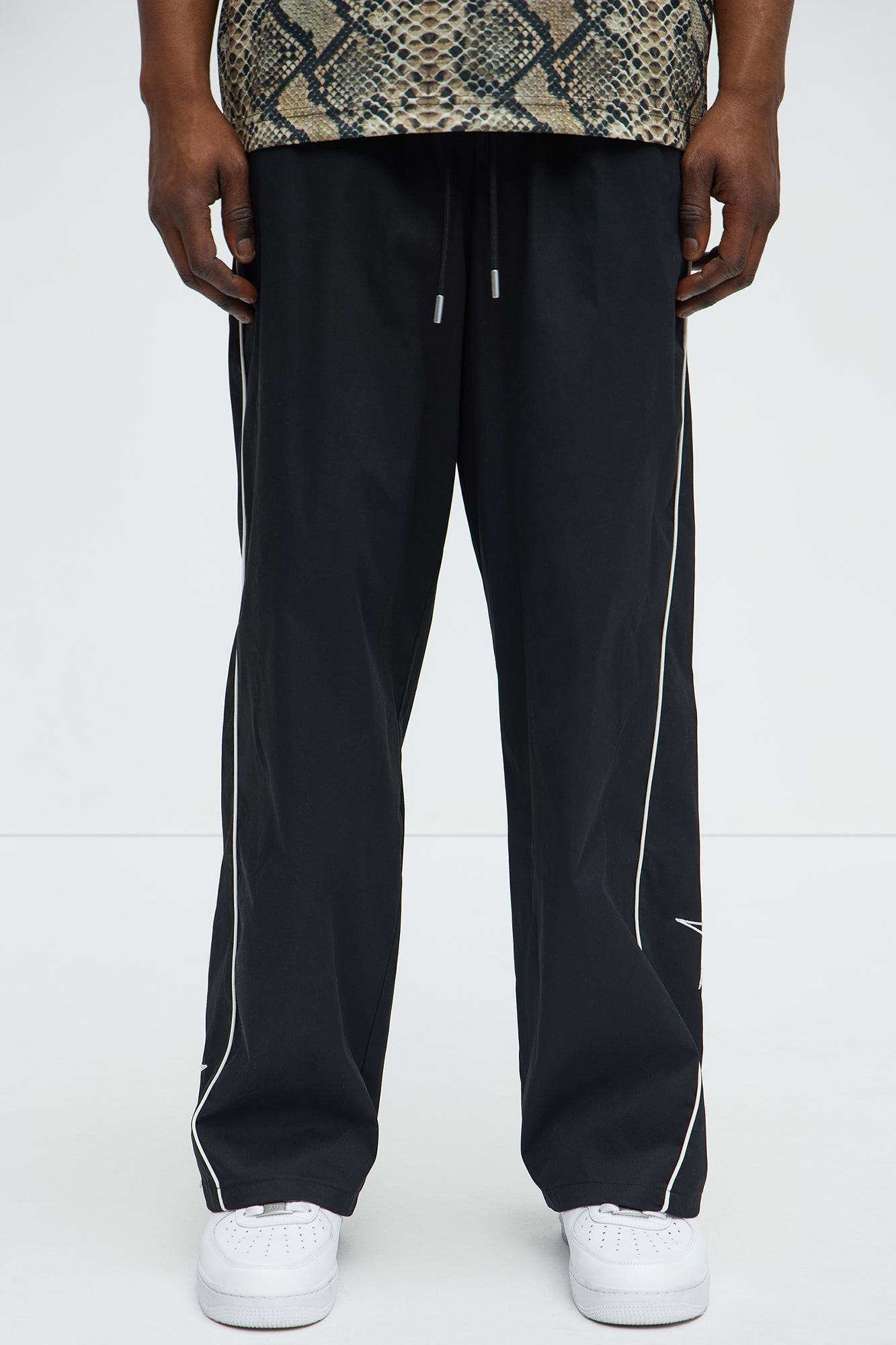 Star Boi Baggy Pants - Black Fashion Nova