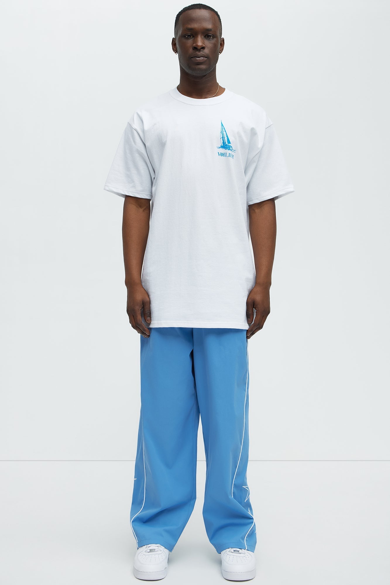 Star Boi Baggy Pants - Blue Fashion Nova