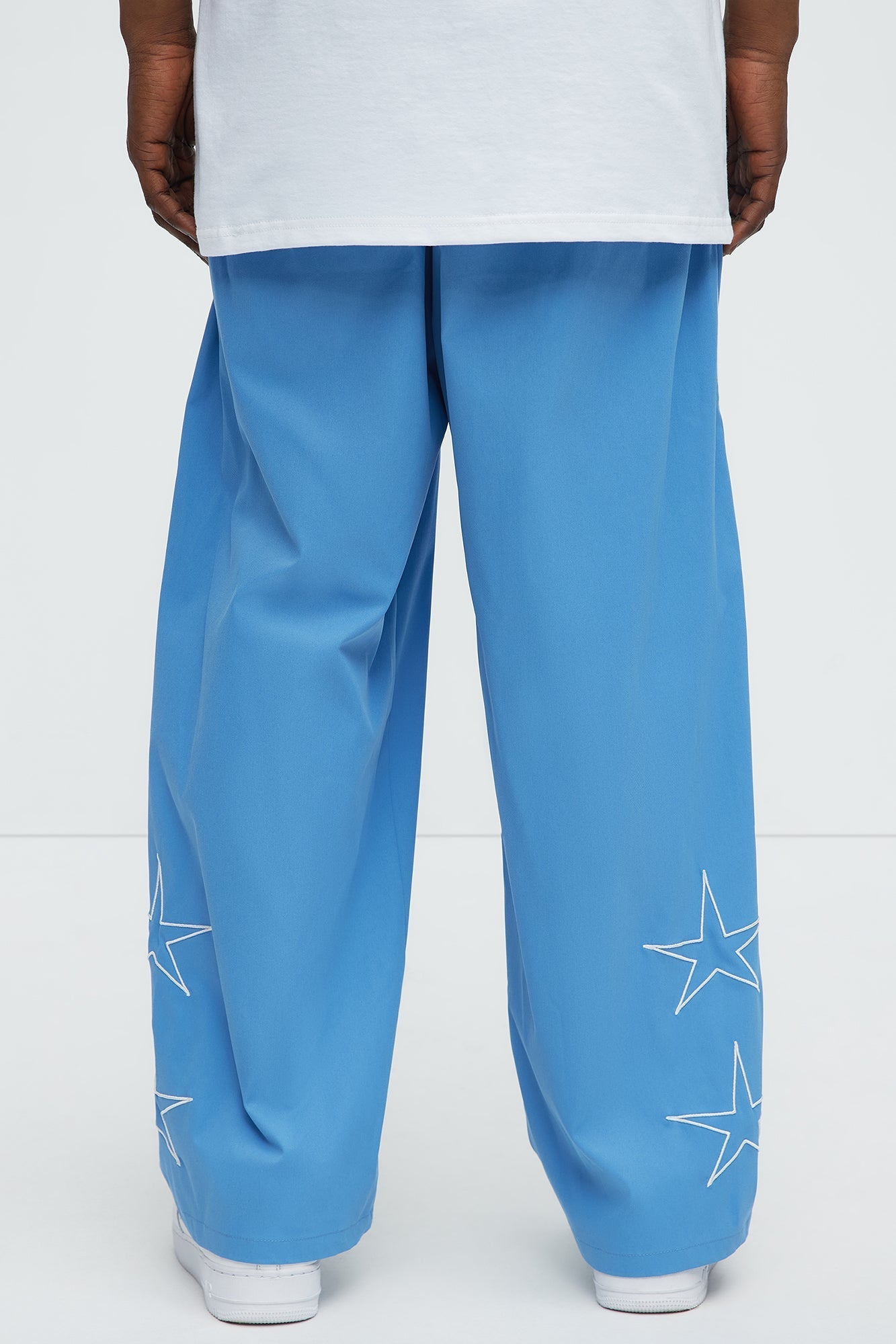 Star Boi Baggy Pants - Blue Fashion Nova