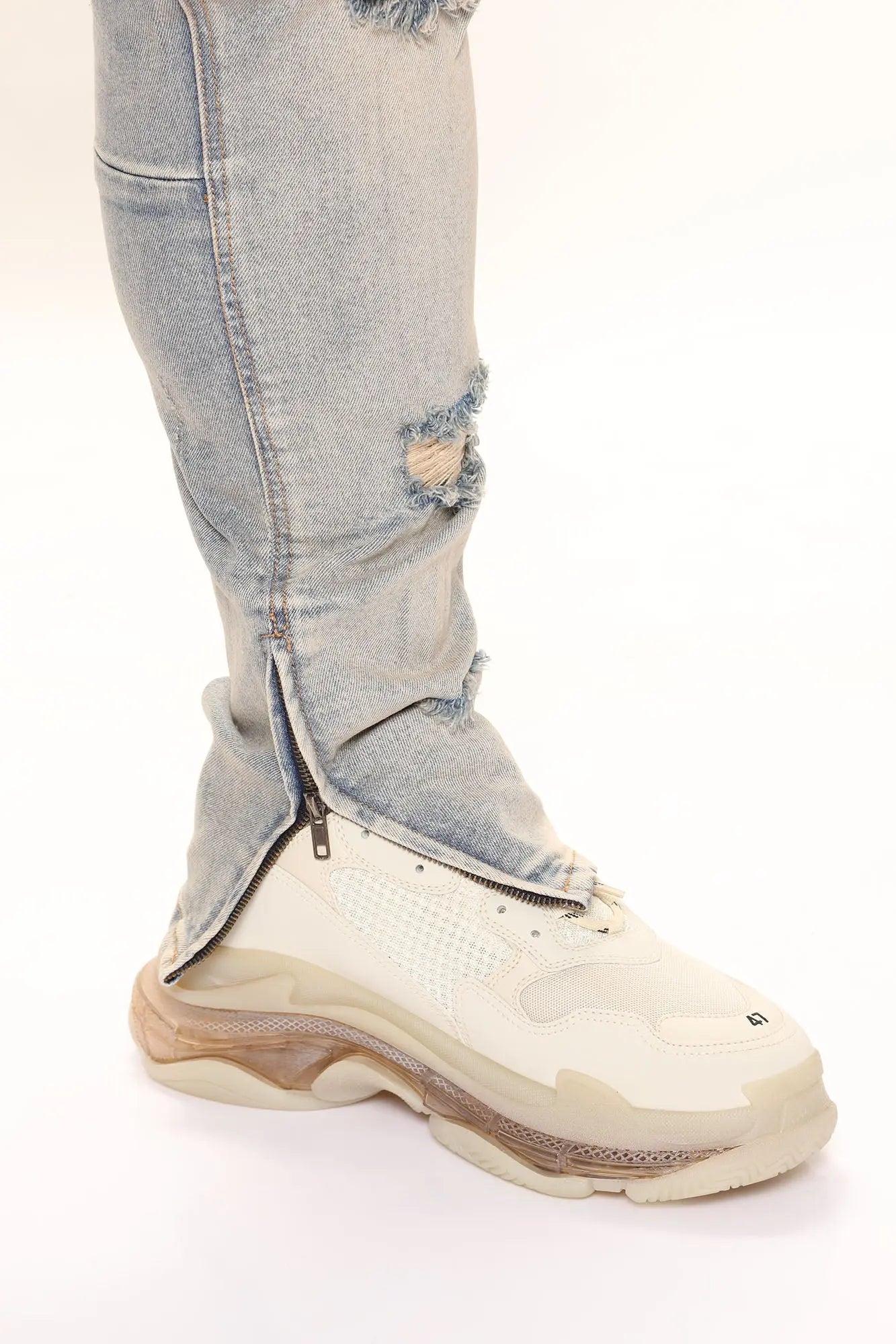 Stay Positive Skinny Jean - Light Blue Wash Fashion Nova