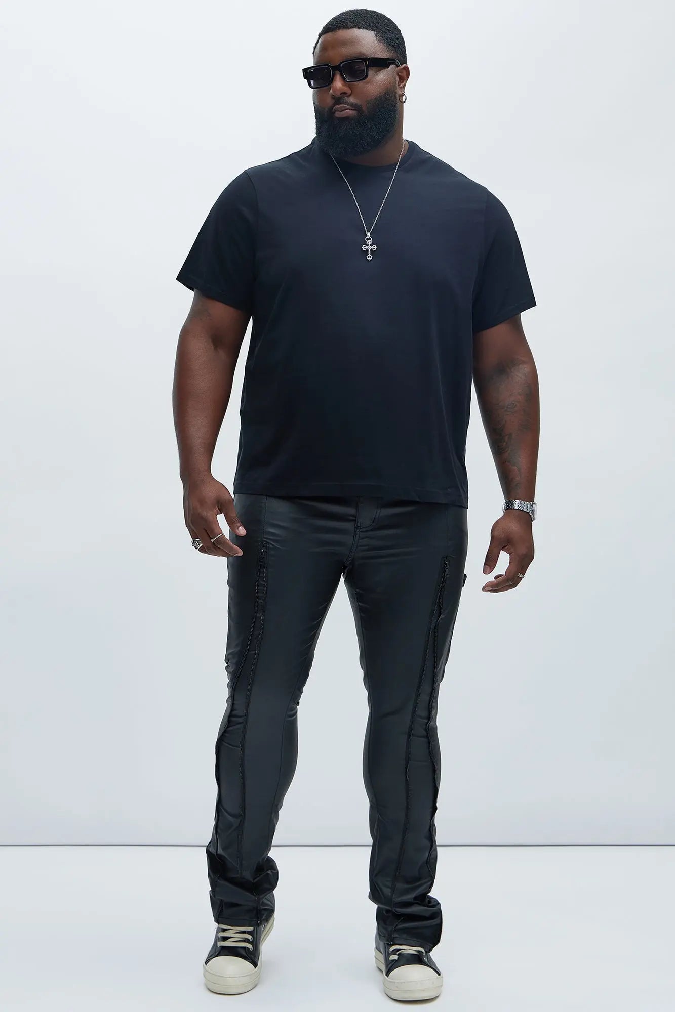 FN Essential Crew Tees 3 Pack - Black Fashion Nova
