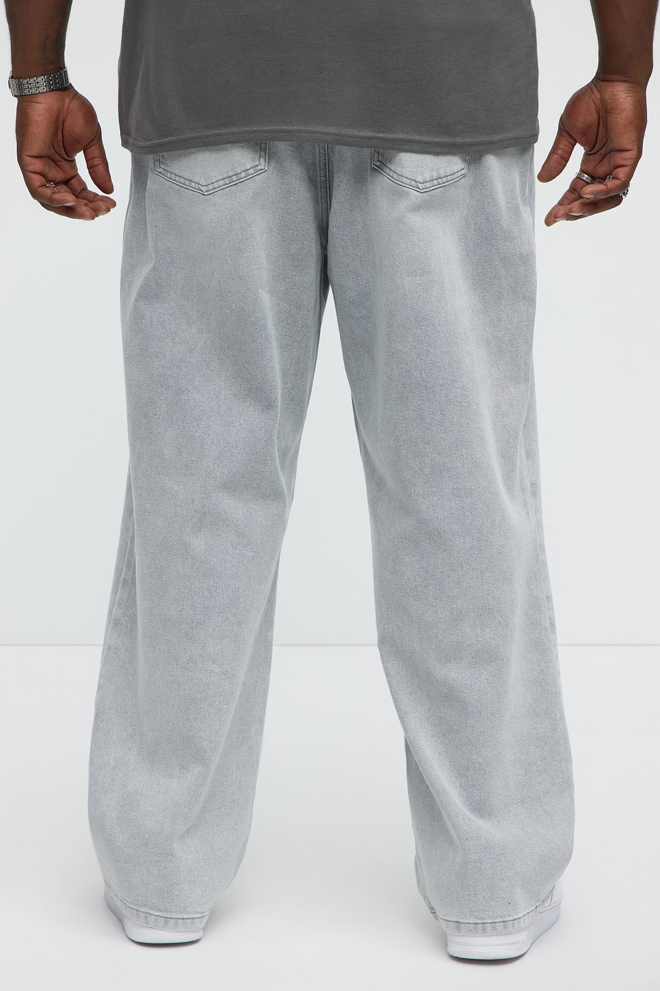 Kylan Classic Baggy Jeans - Slate Grey Fashion Nova
