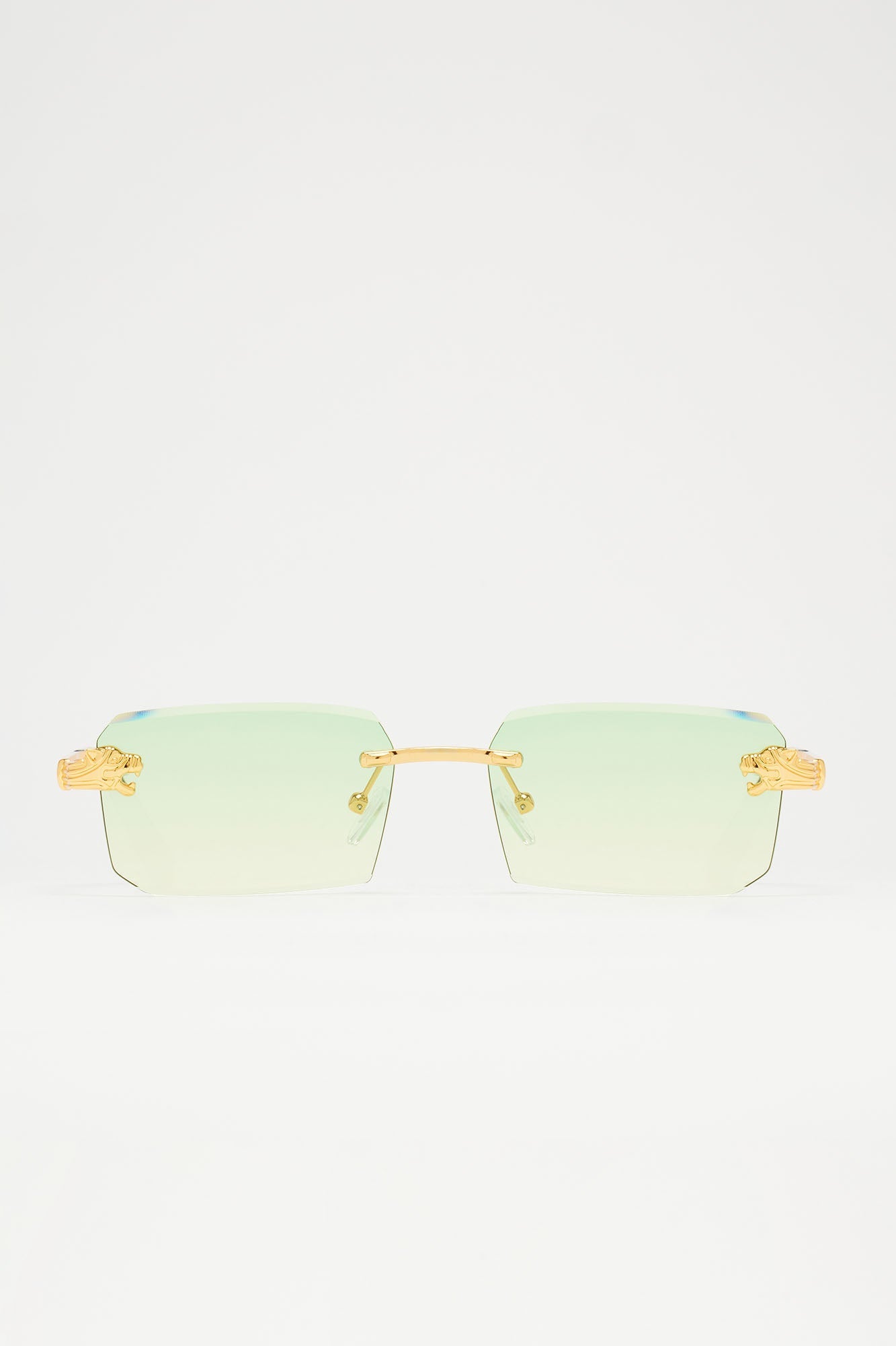 Burn It Down Sunglasses - Gold/combo Fashion Nova