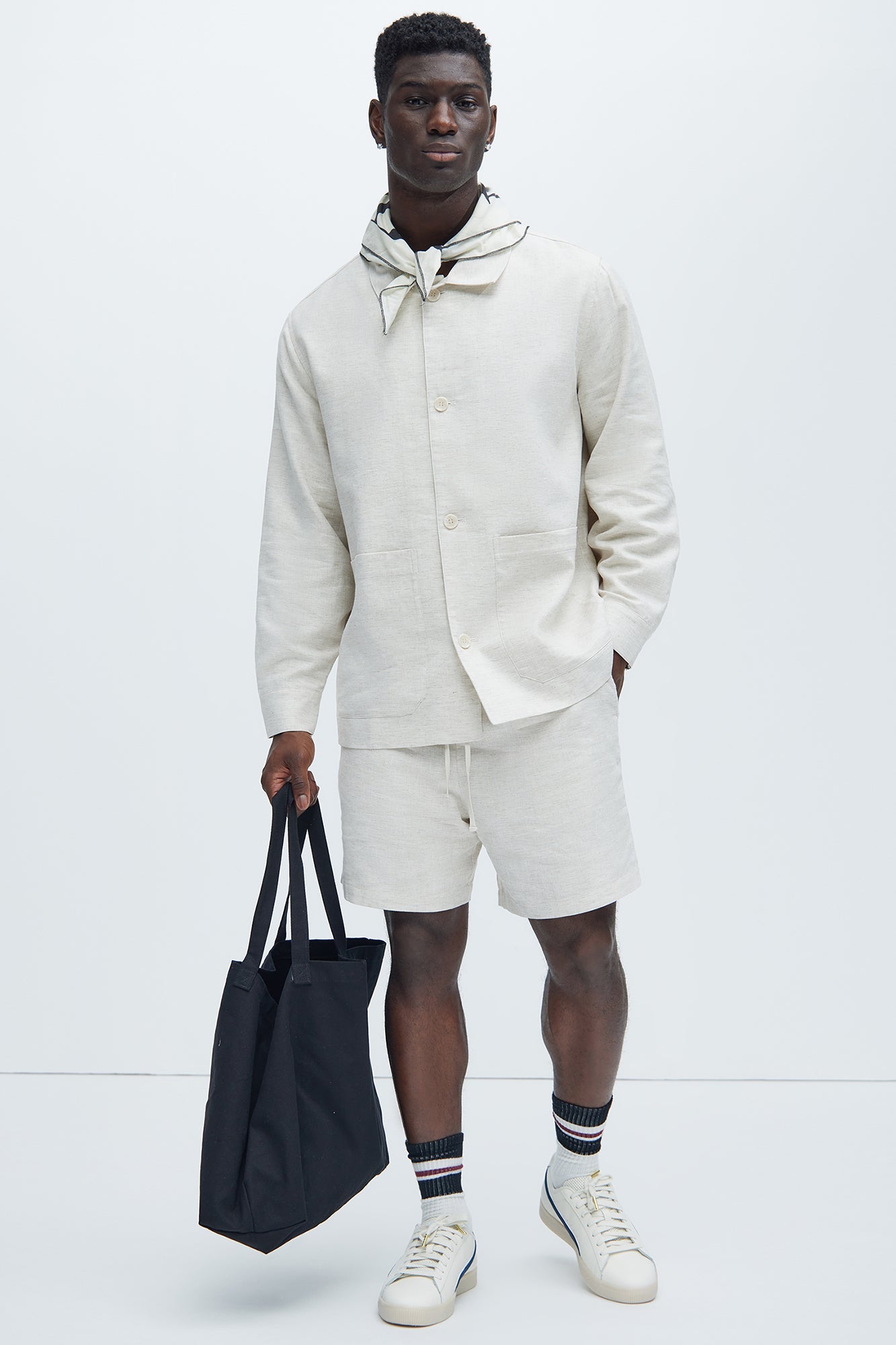 Bahamas Linen Shorts - Oatmeal Fashion Nova