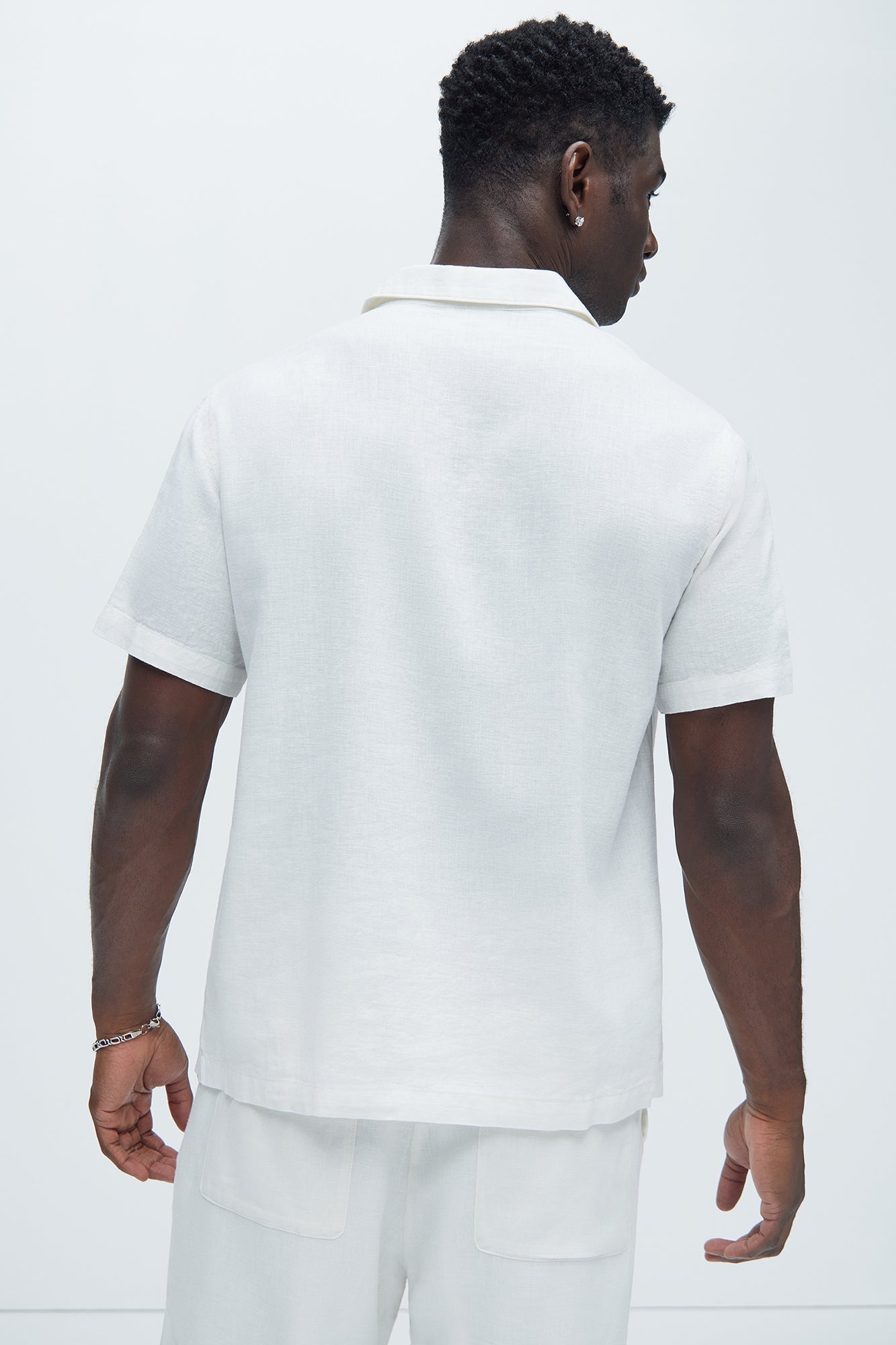 Bahamas Linen Shirt - White Fashion Nova