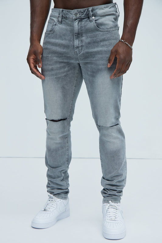 Ghost Skinny Jean - Grey Fashion Nova
