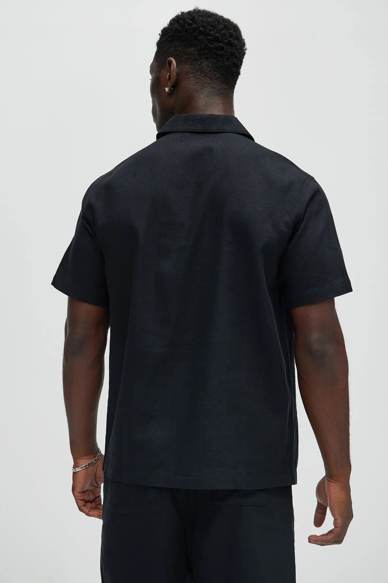 Bahamas Linen Shirt - Black Fashion Nova