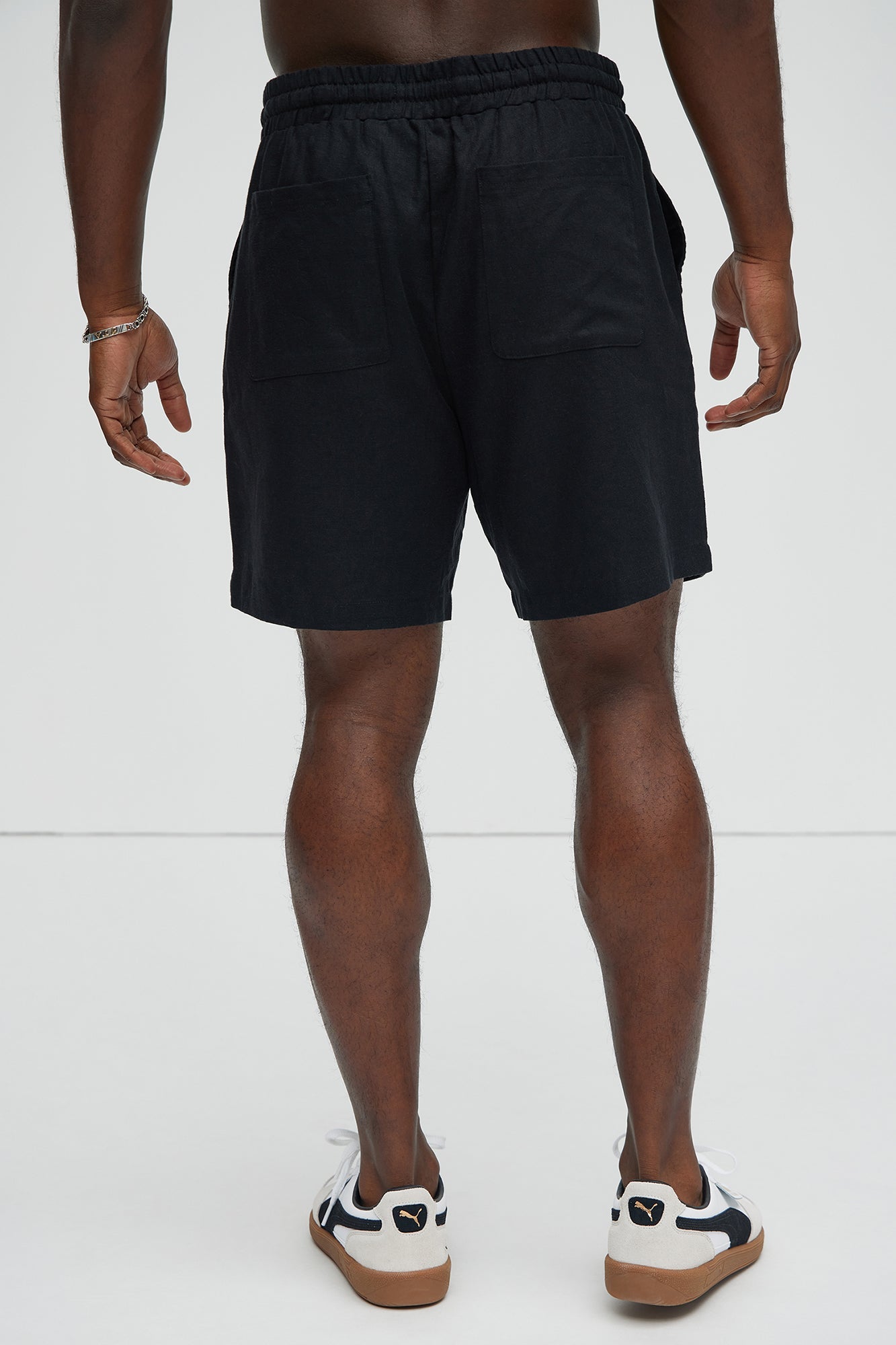 Bahamas Linen Shorts - Black Fashion Nova