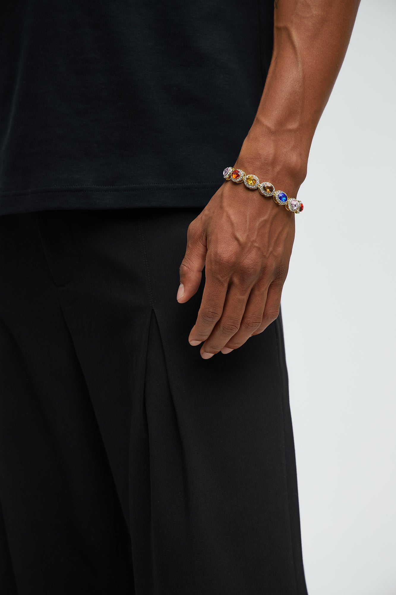 Bejeweled Bracelet - Multi Color Fashion Nova