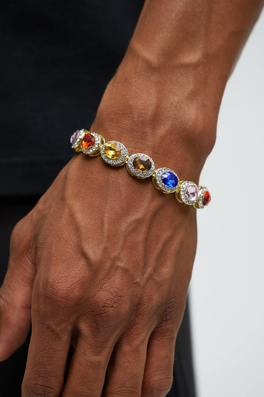 Bejeweled Bracelet - Multi Color Fashion Nova