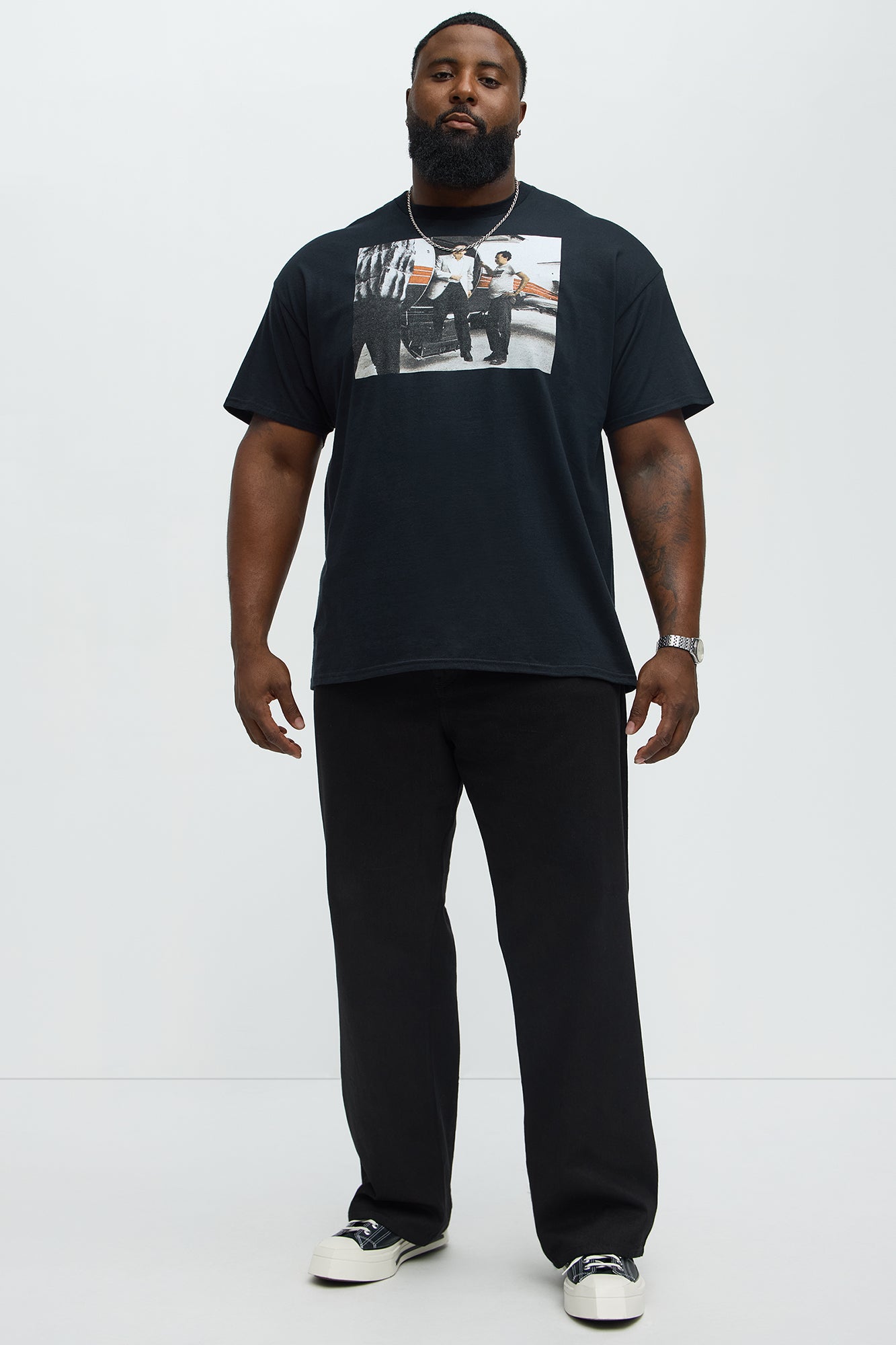 Pablo Escobar Private Plane Short Sleeve Tee - Black Fashion Nova
