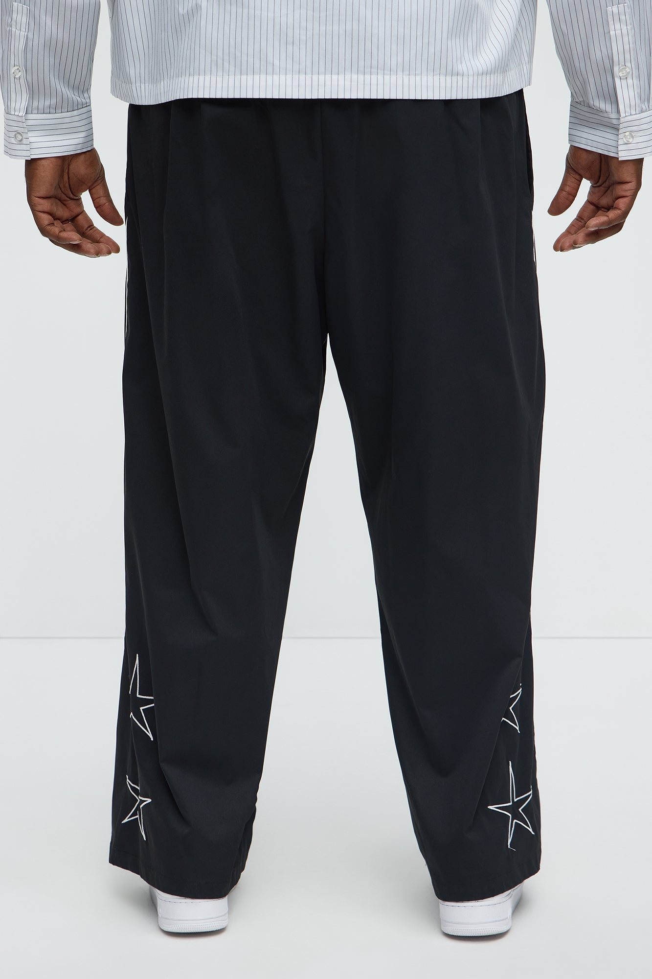 Star Boi Baggy Pants - Black Fashion Nova