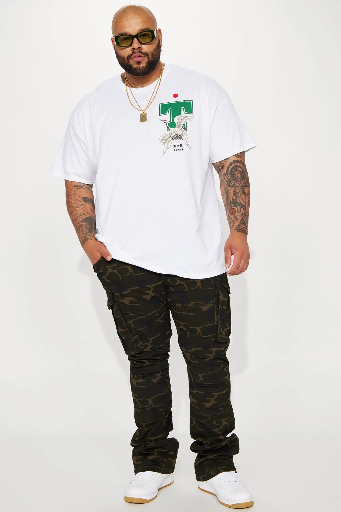 Tokyo 99 Short Sleeve Tee - White Fashion Nova