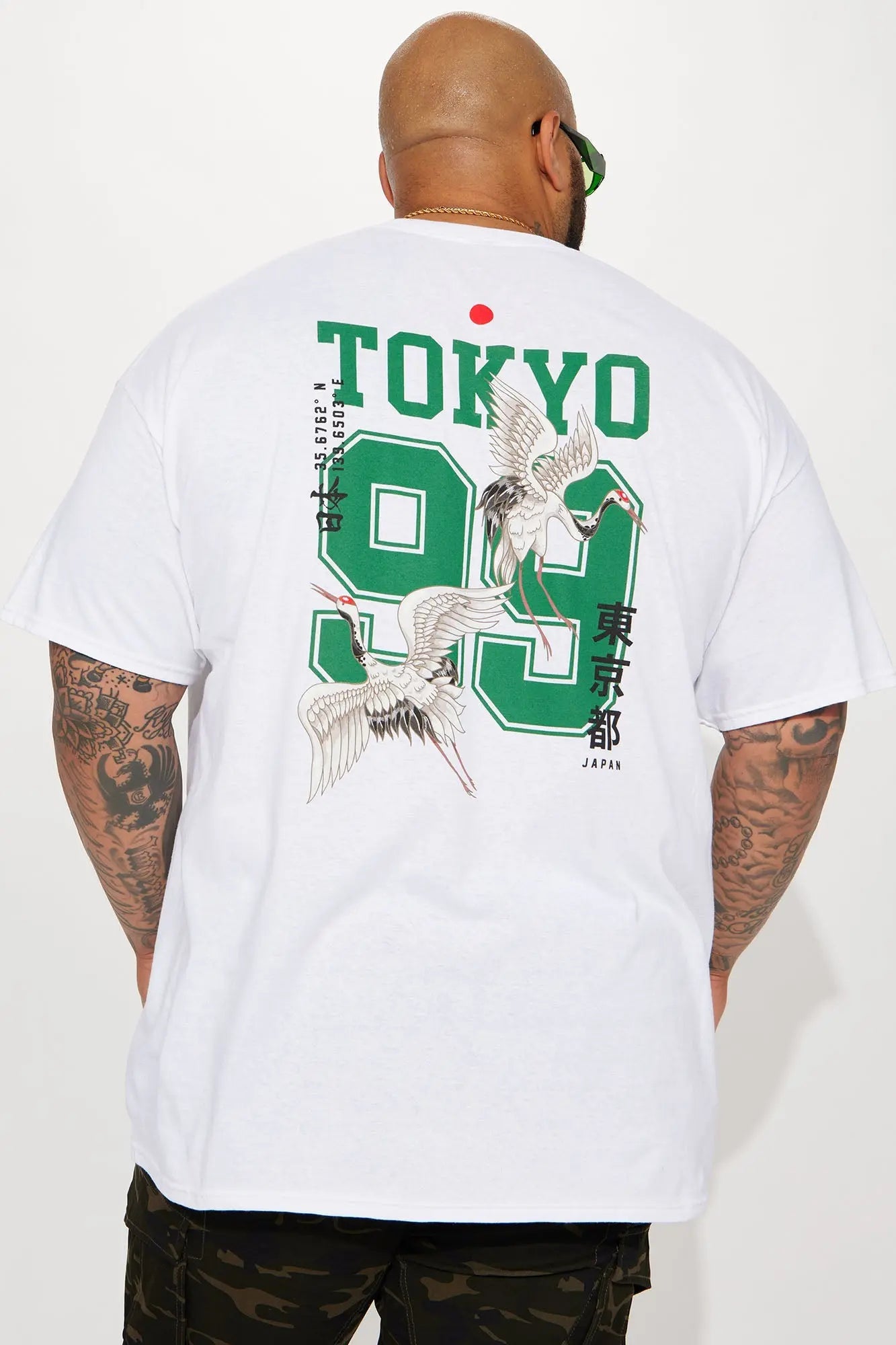 Tokyo 99 Short Sleeve Tee - White Fashion Nova