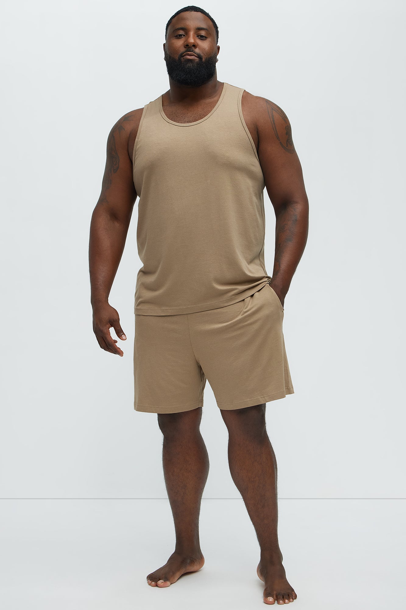 Essential Modal Lounge Shorts - Taupe Fashion Nova