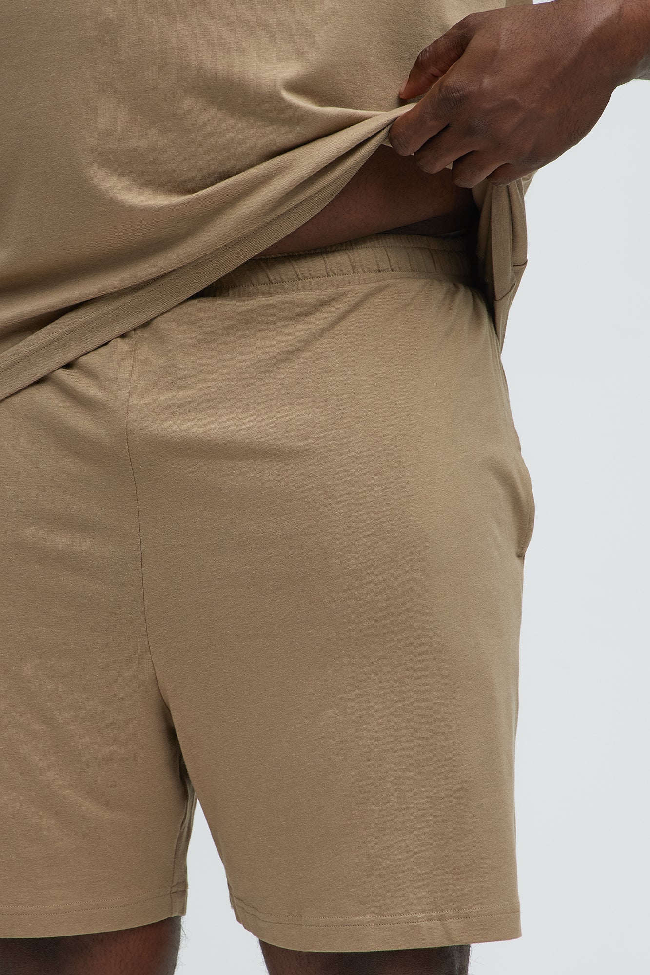 Essential Modal Lounge Shorts - Taupe Fashion Nova