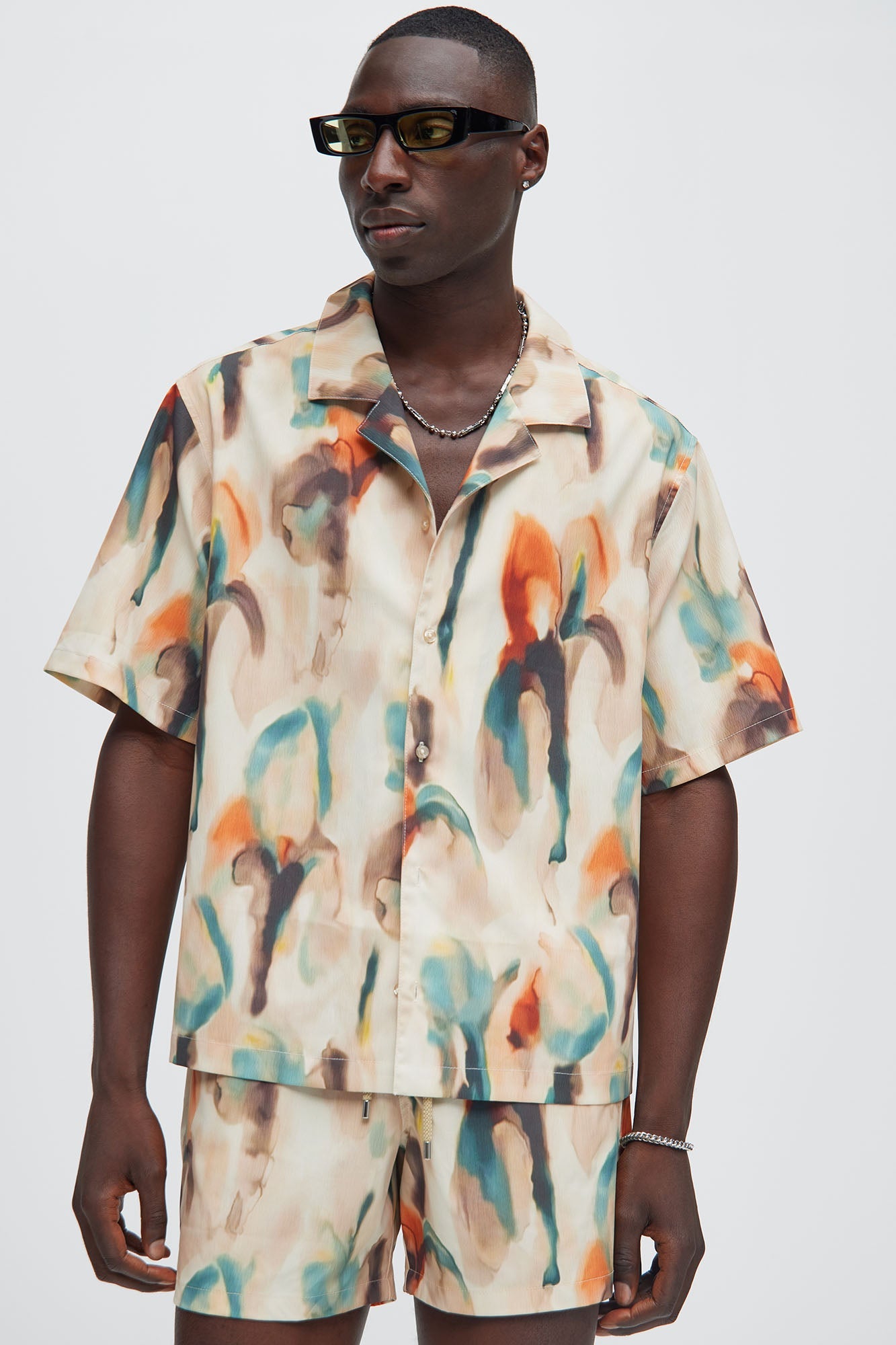 Capen Watercolor Shirt - Multi Color Fashion Nova