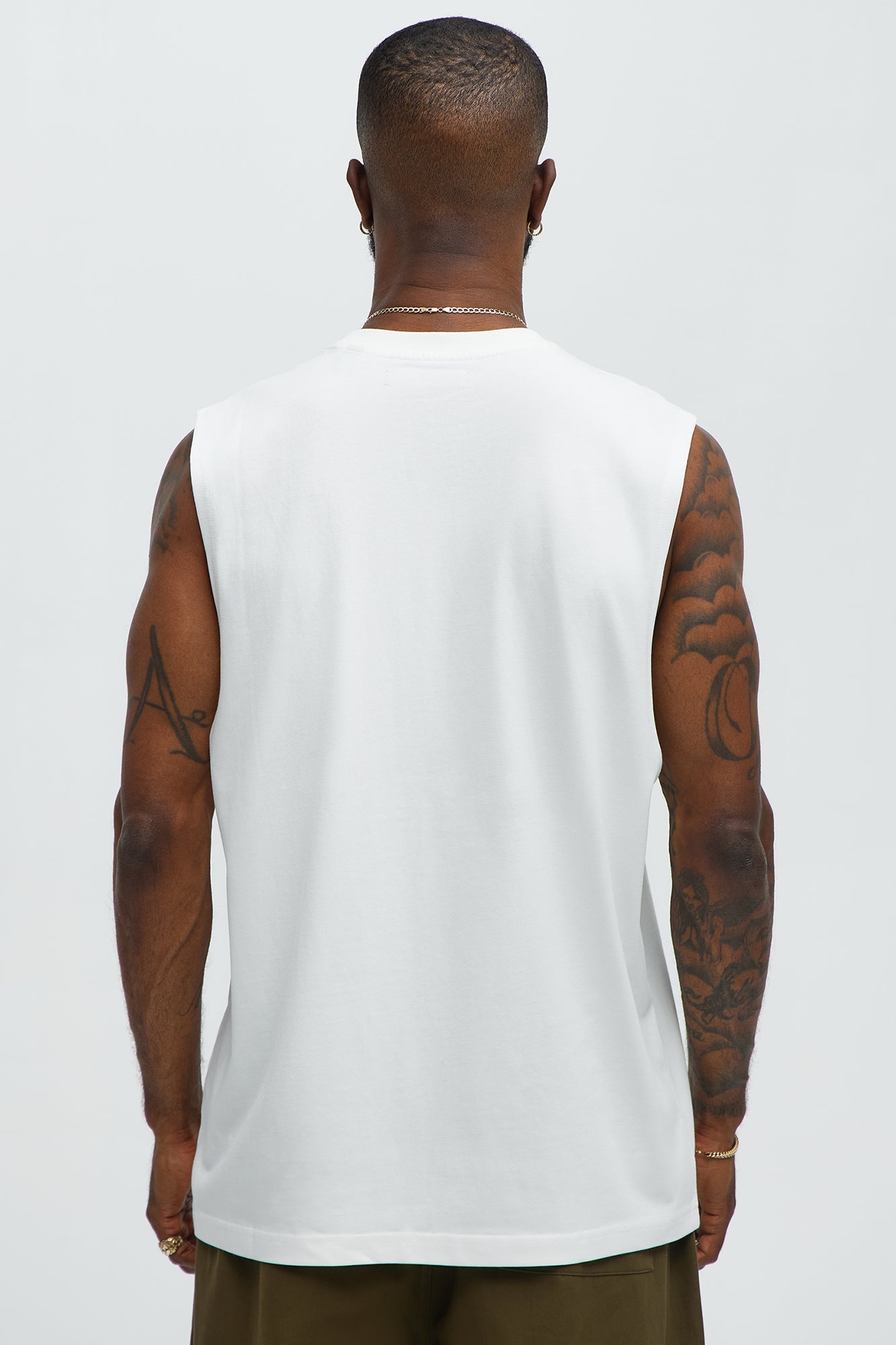 Forte Muscle Tee - White Fashion Nova