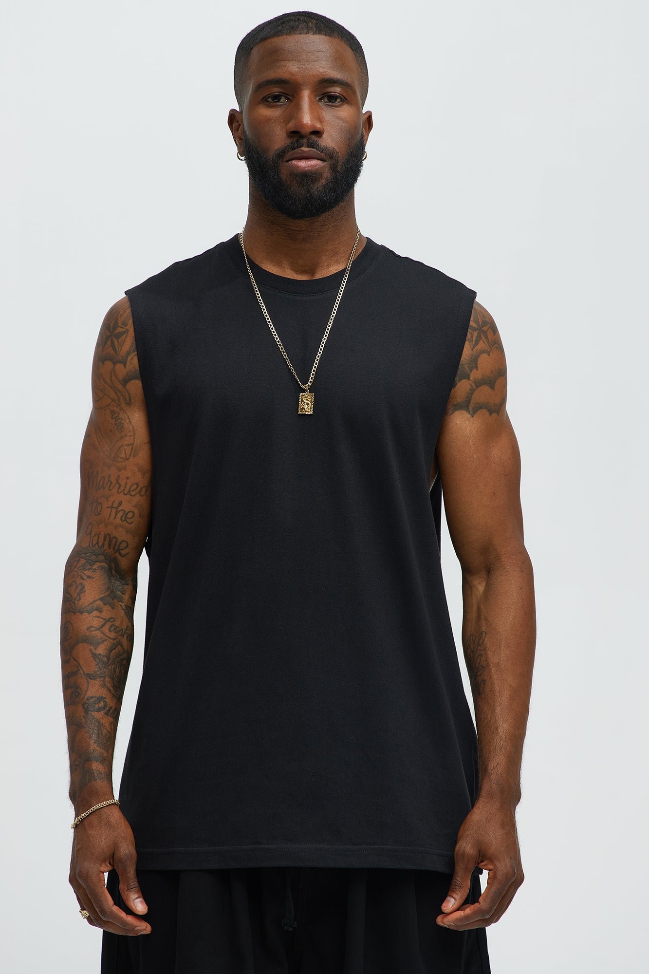 Forte Muscle Tee - Black Fashion Nova