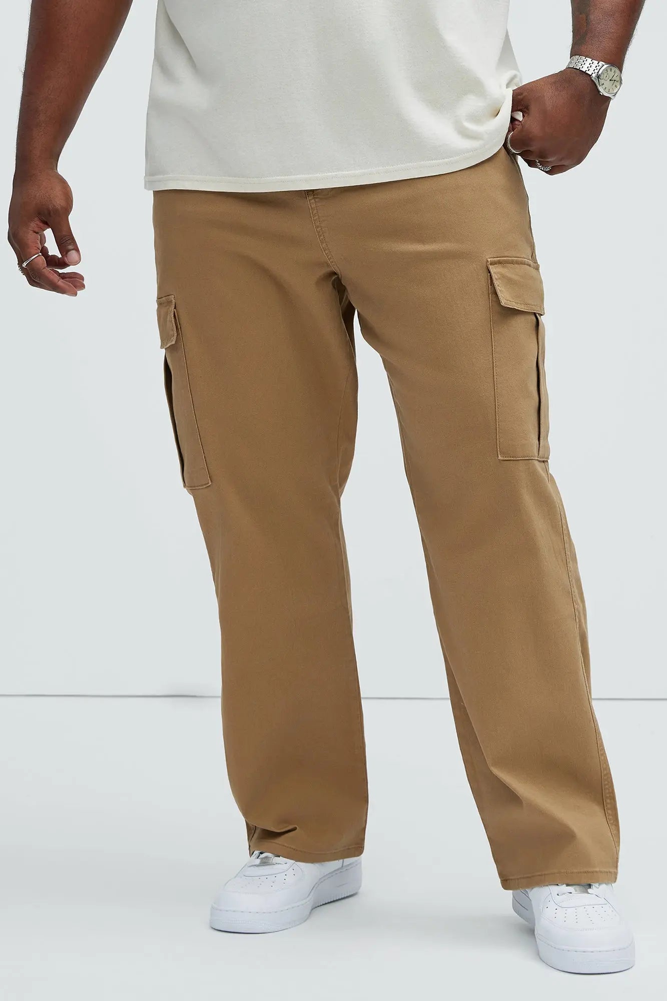 Kyle Straight Cargo Pants - Khaki Fashion Nova